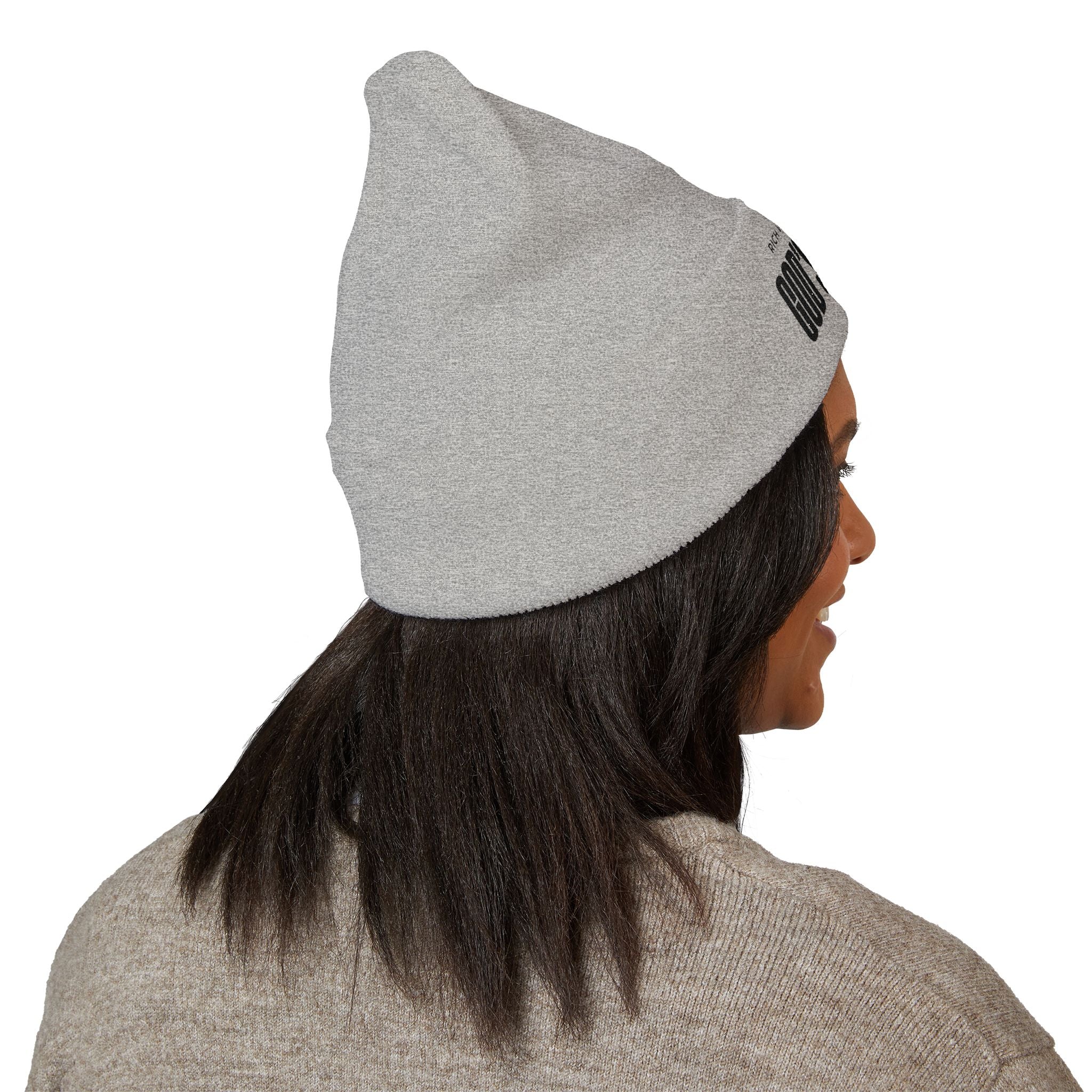 God's Soldier Embroidered Cuffed Beanie