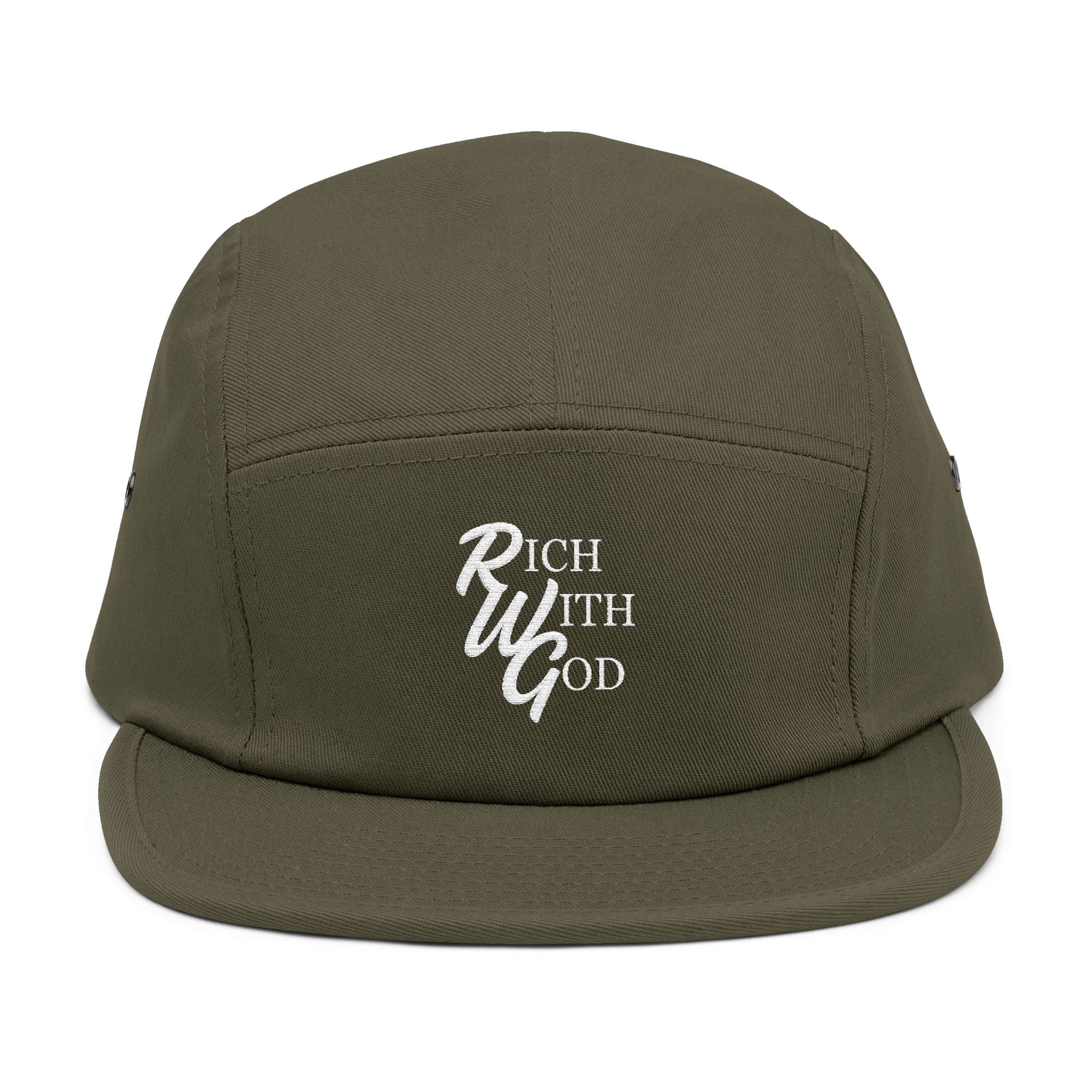 RWG – Rich With God Panel Cap (Embroidery)