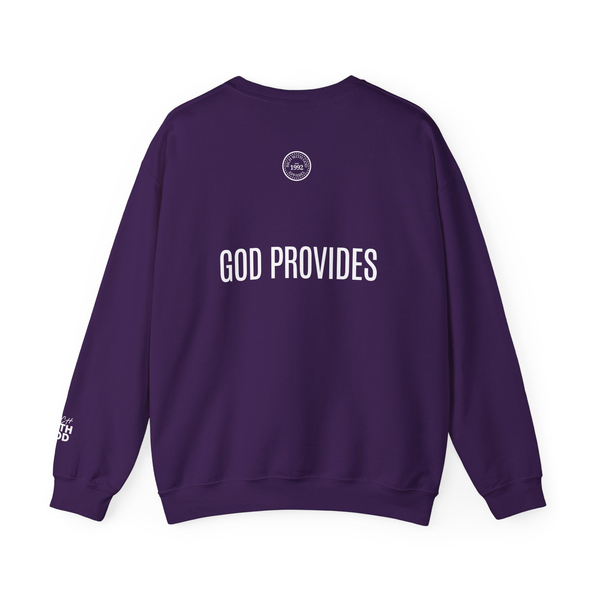 Rich With God Original Crewneck — God Provides Edition