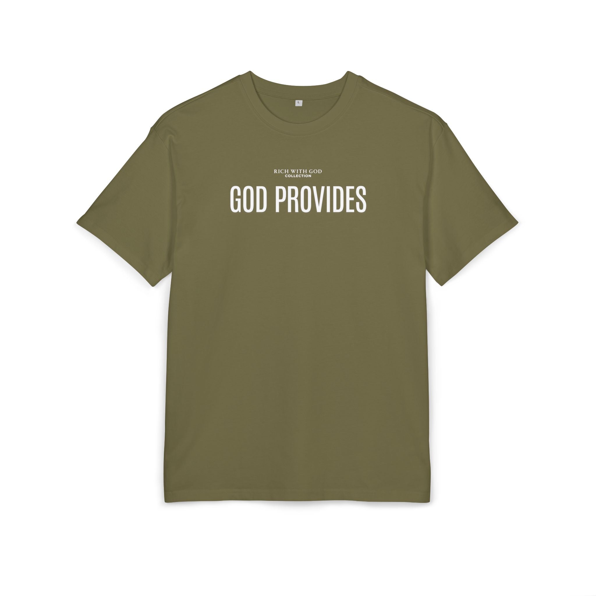 God Provides Oversized Graphic Tee