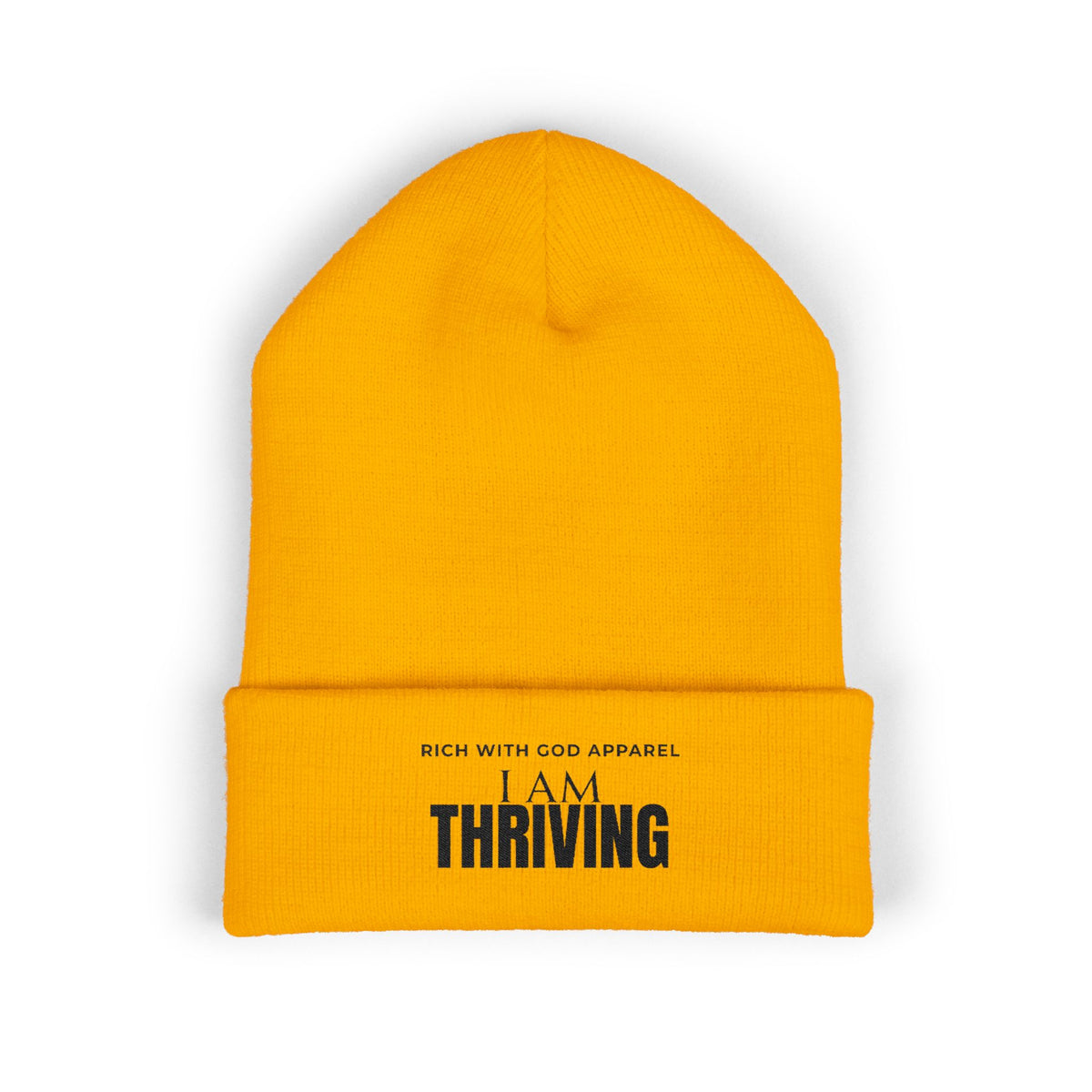 I Am Thriving Embroidered Cuffed Beanie