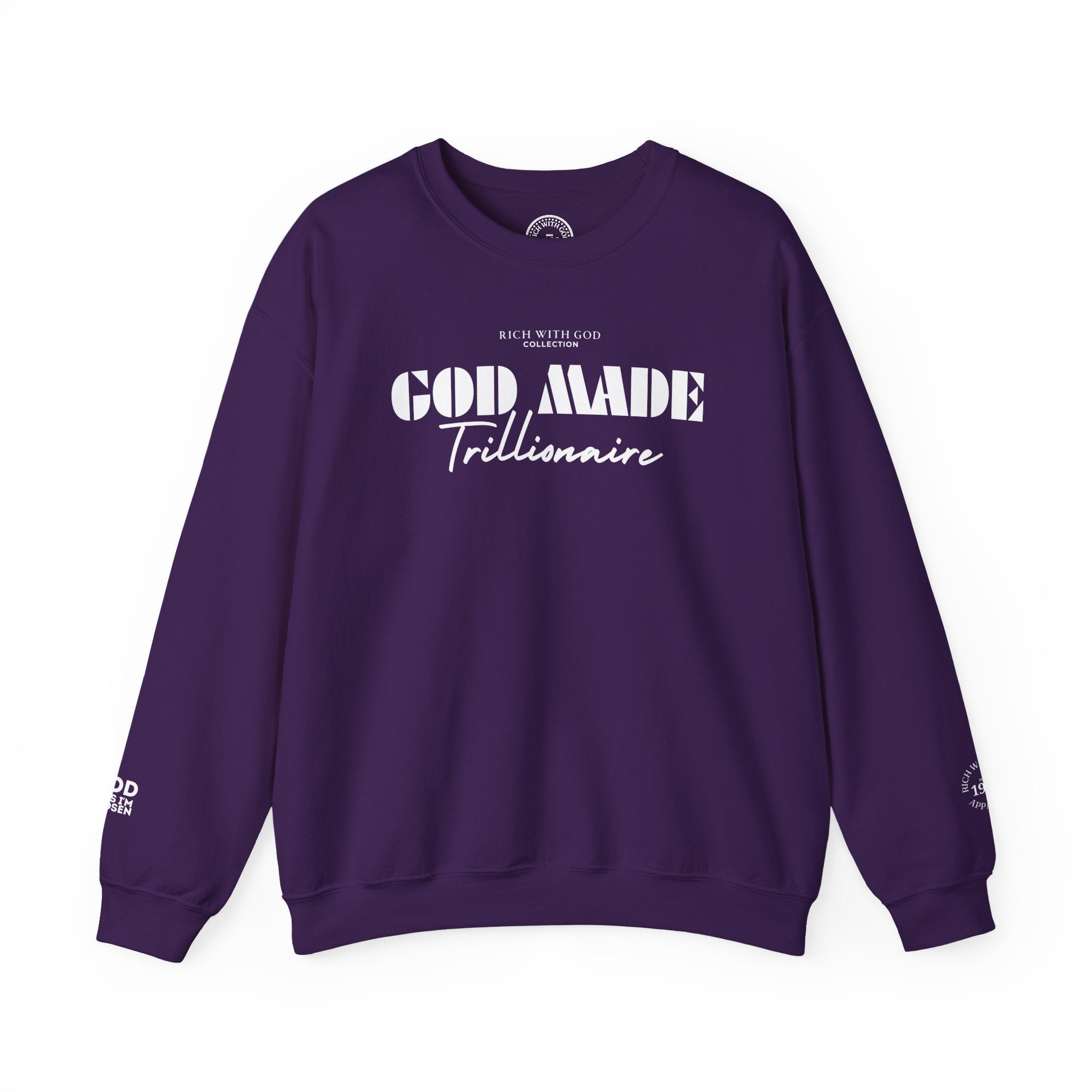 God Made Trillionaire Crewneck Sweatshirt
