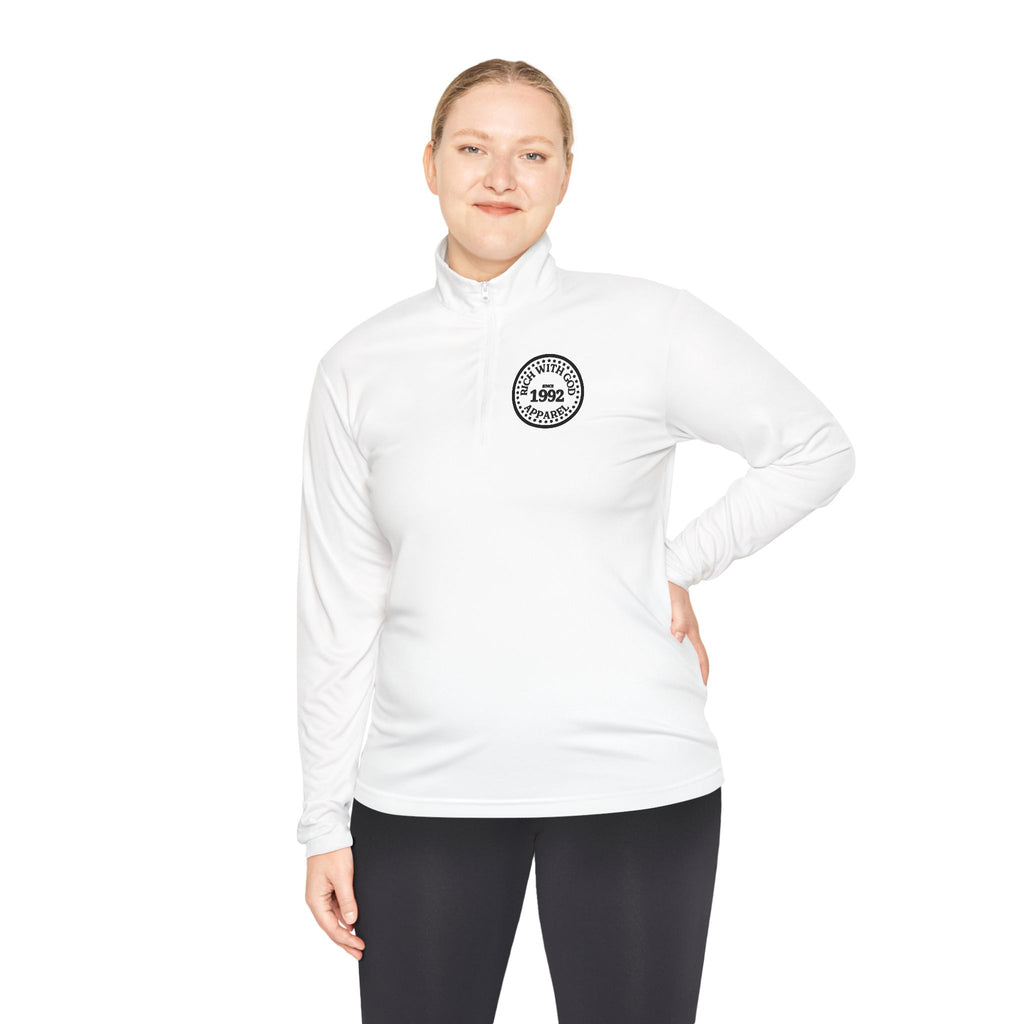 Rich With God Unisex Quarter-Zip Pullover