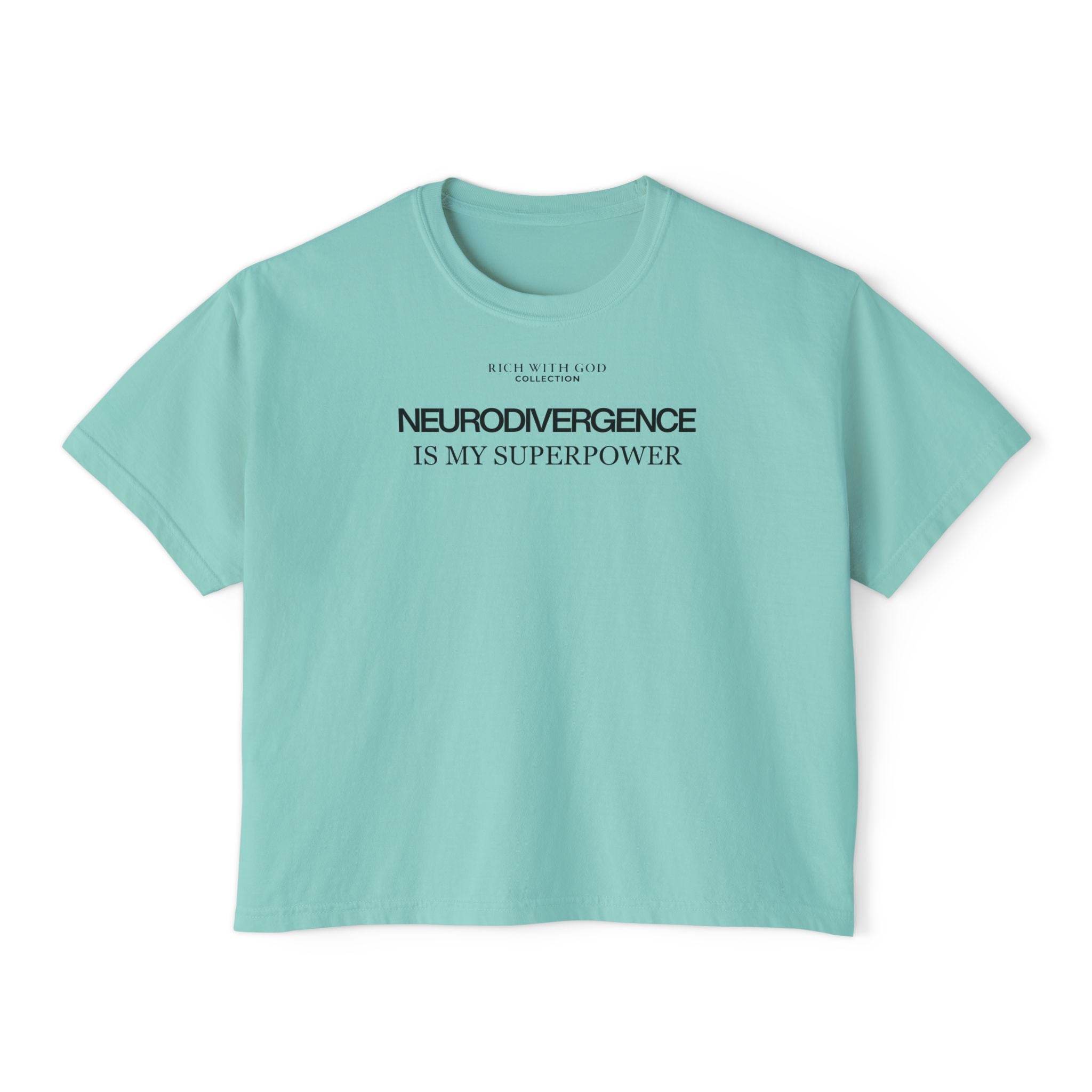 Neurodivergence is My Superpower Women's Boxy Tee