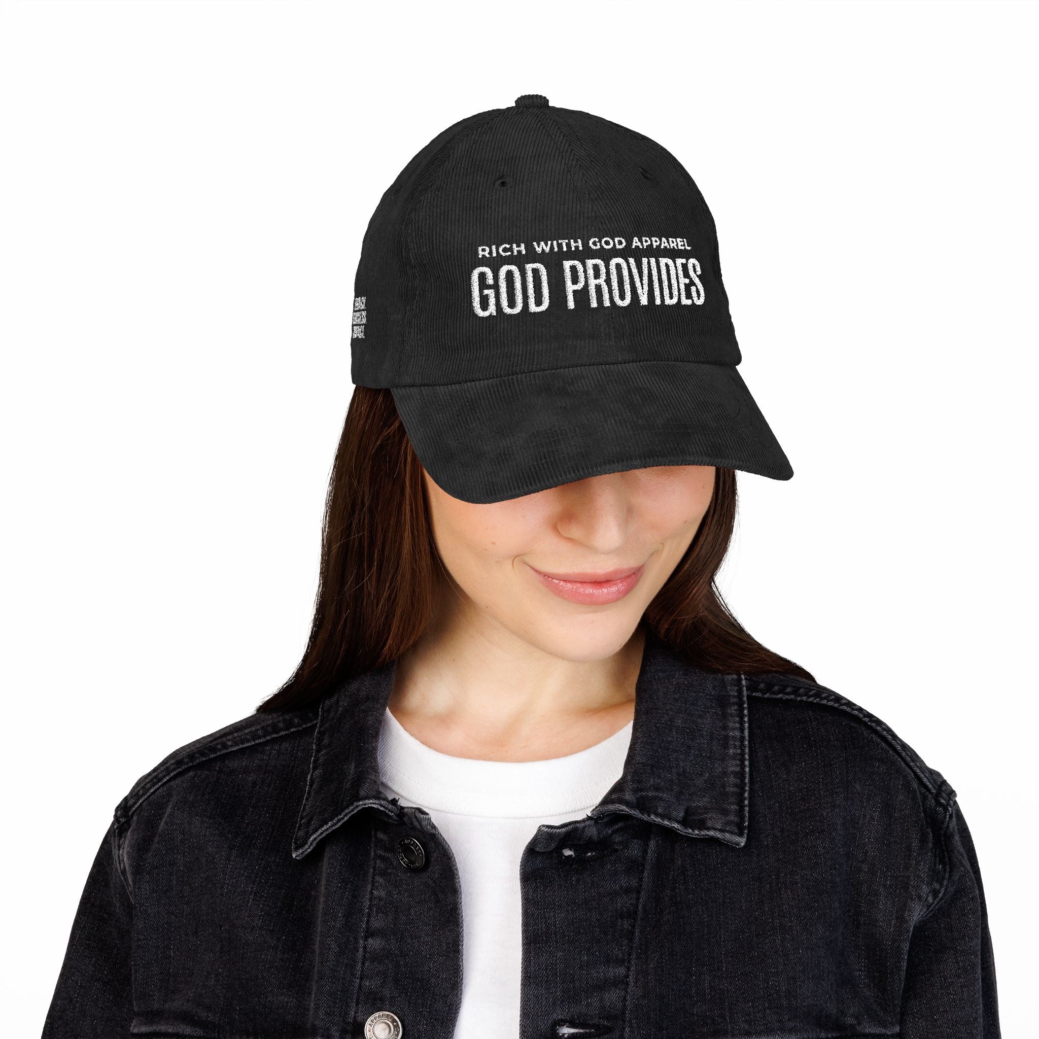 God Provides Vintage Corduroy Cap (Embroidery)