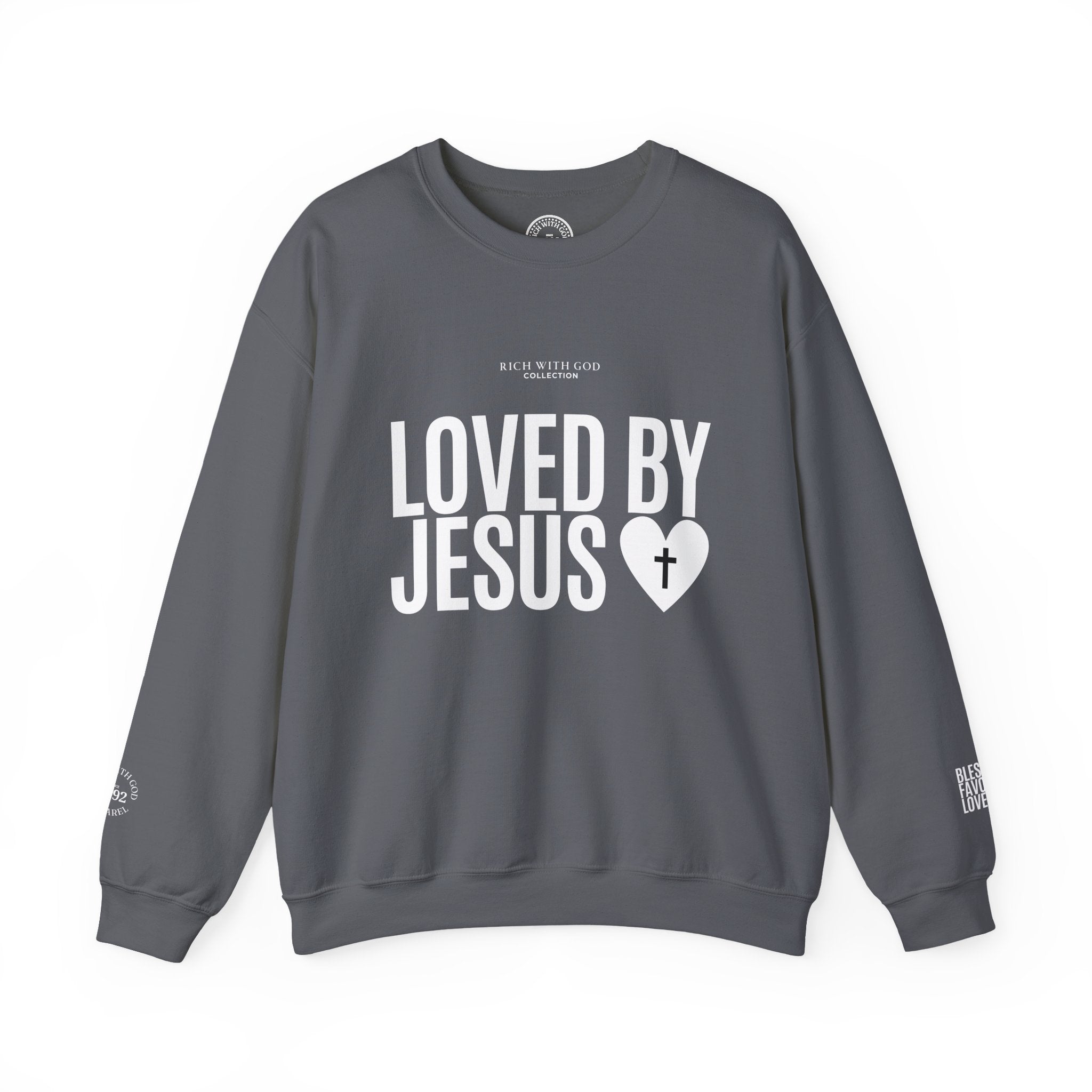 Loved By Jesus Crewneck Sweatshirt