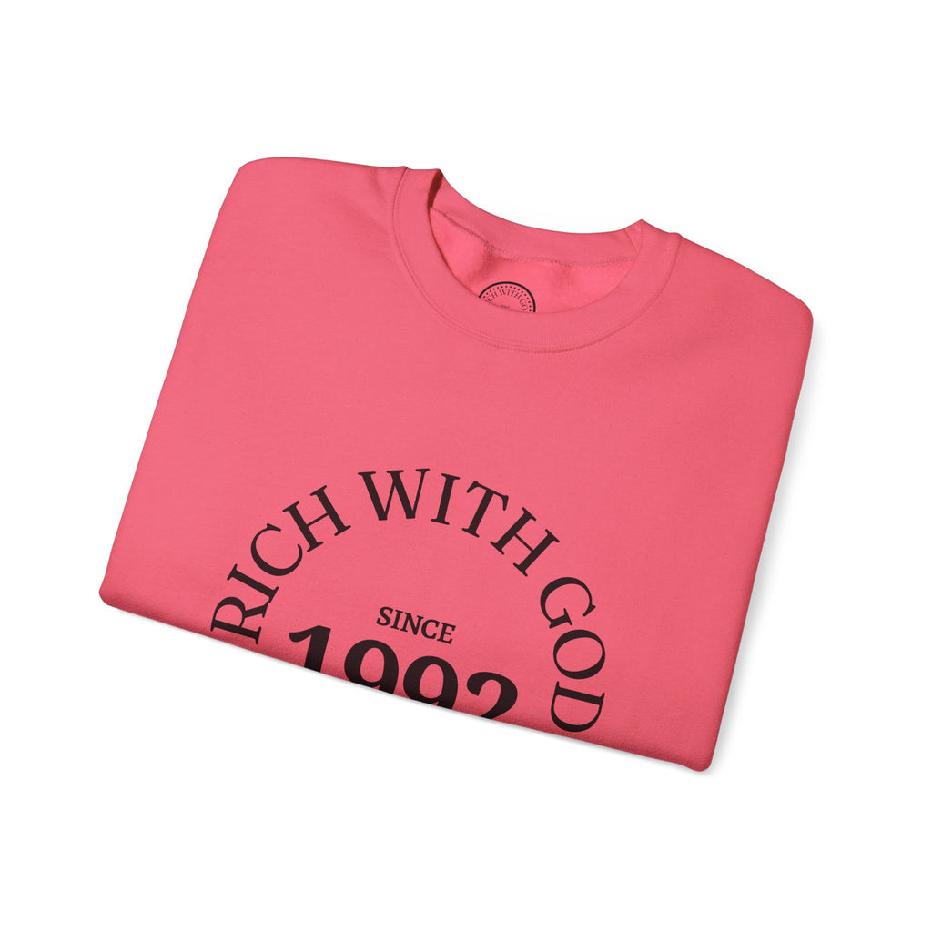 Rich With God Original Crewneck — God Provides Edition