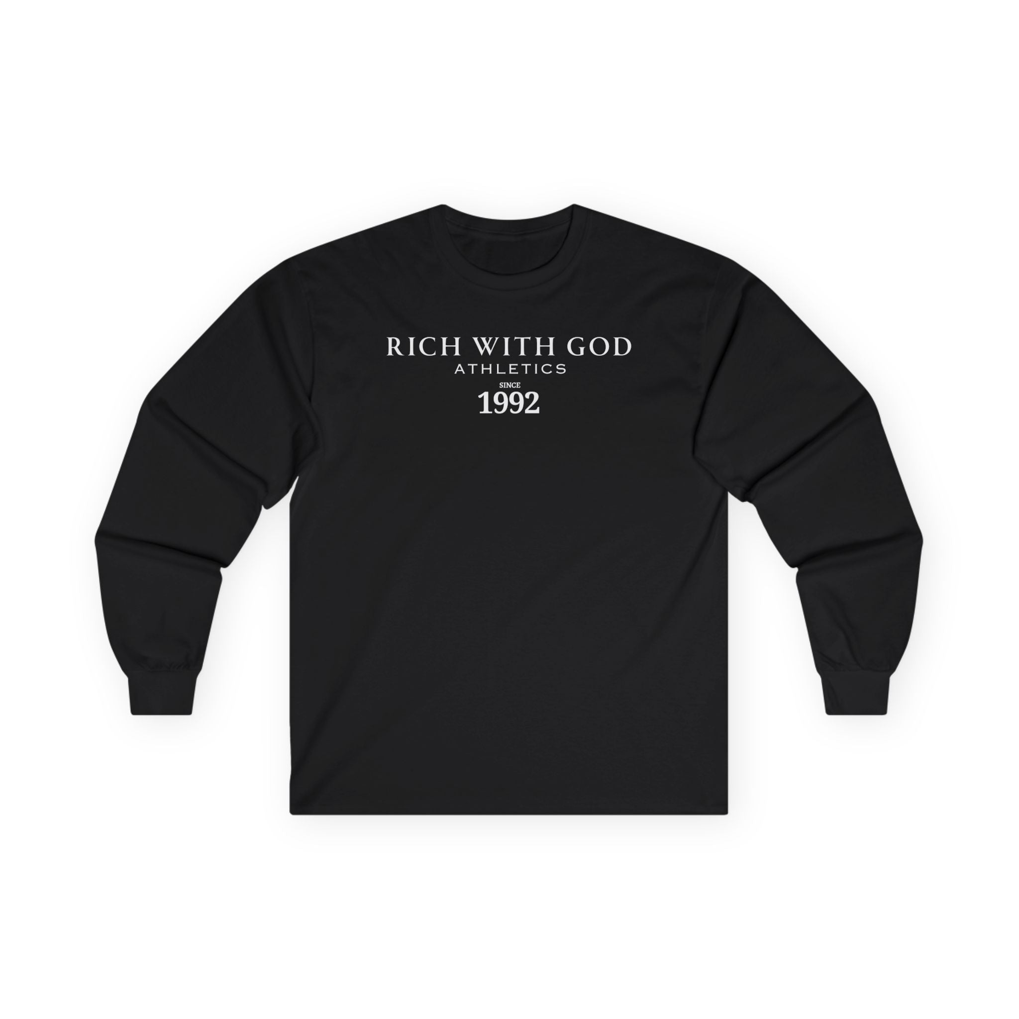 Rich With God Athletics Long Sleeve Tee