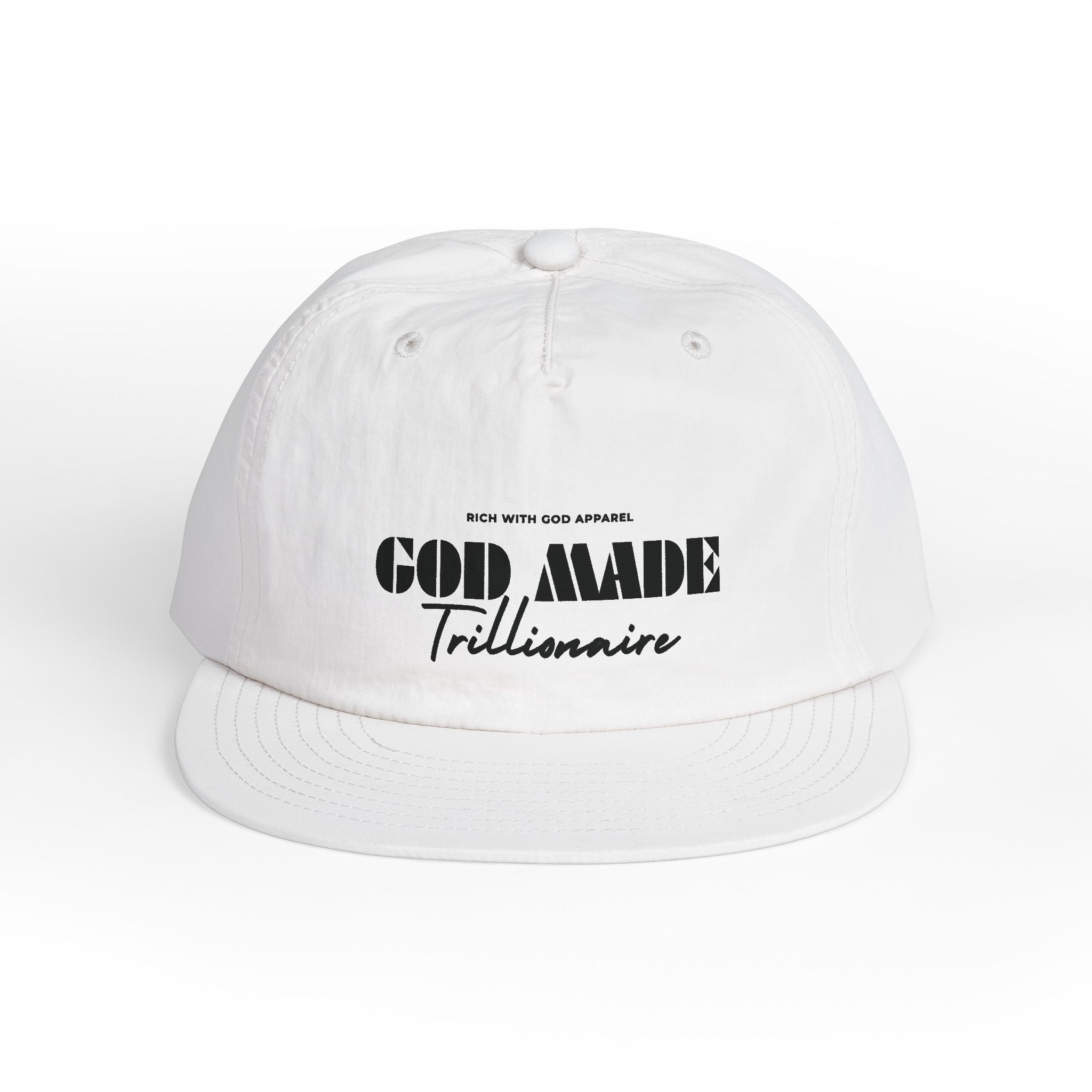 God Made Trillionaire Surf Cap Snapback