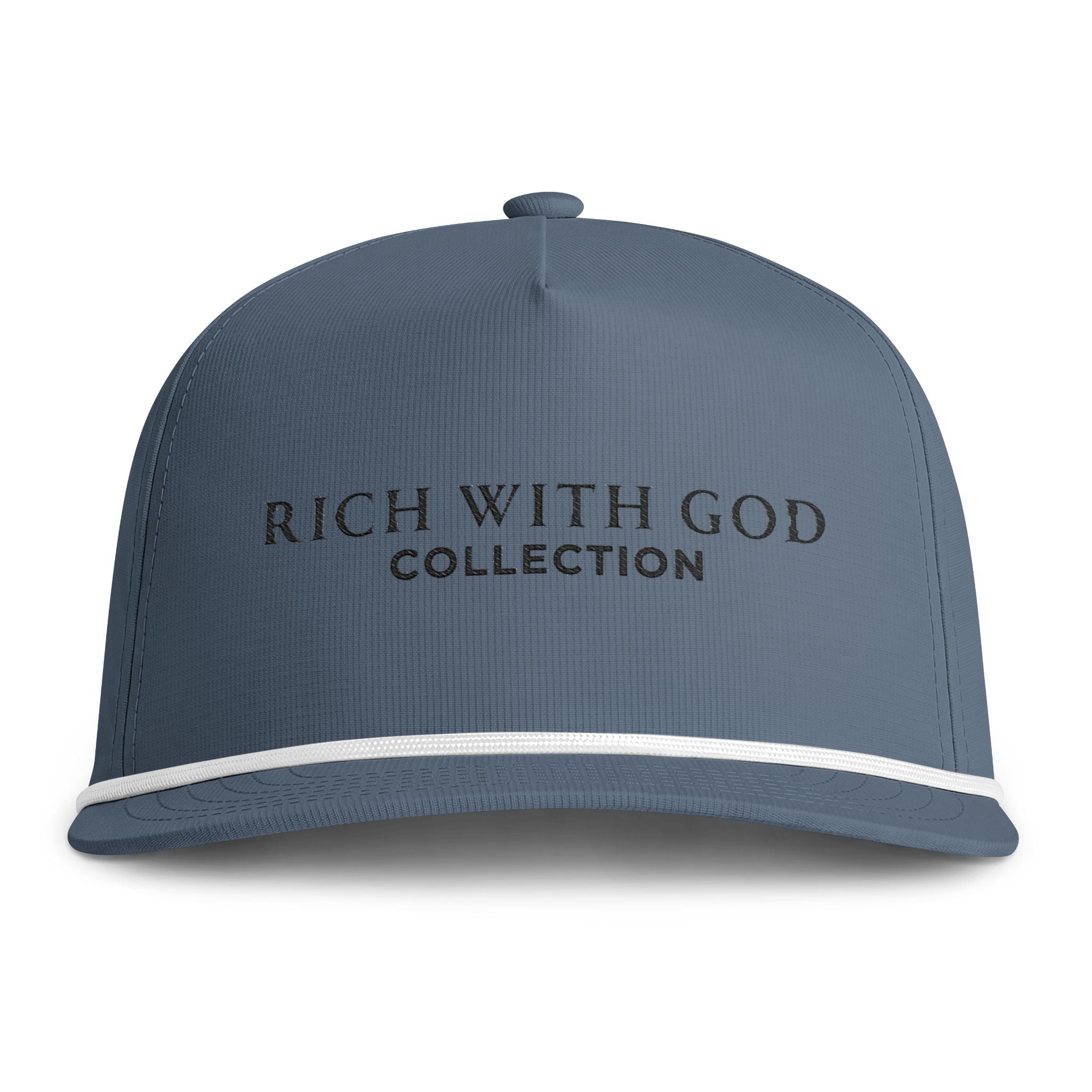 Rich With God Collection Sunwashed Rope Cap