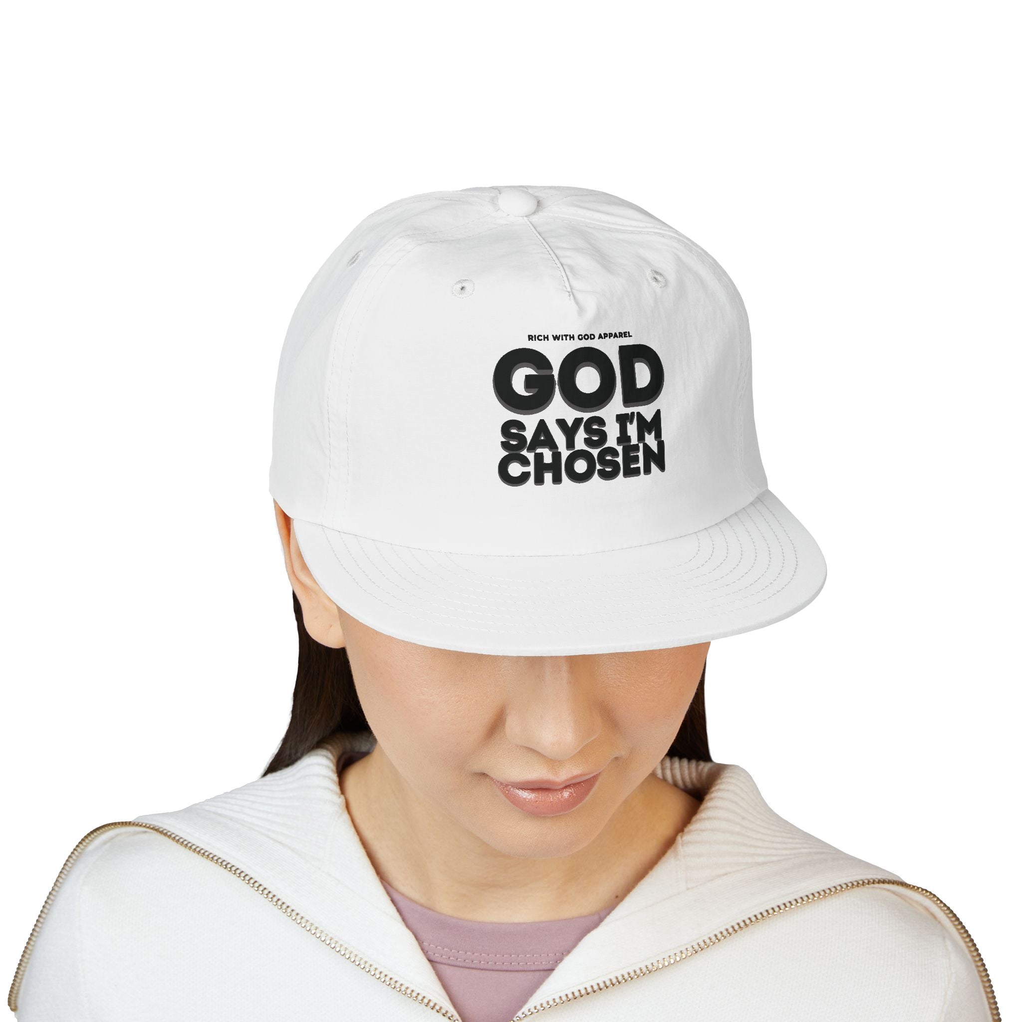 God Says I'm Chosen Surf Cap Snapback