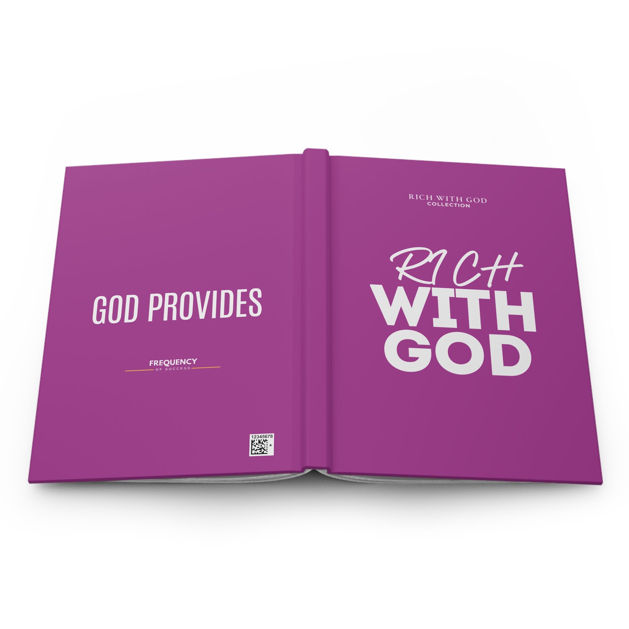 Copy of Rich With God Hardcover Journal Matte (Pink)