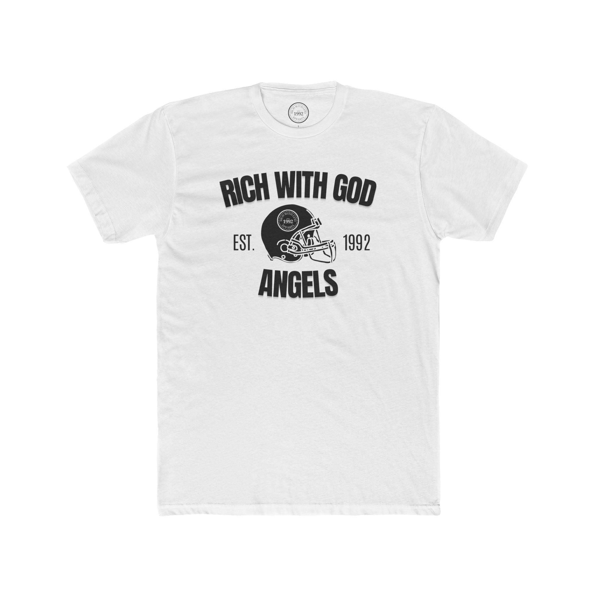 Rich With God Angels Crew Tee