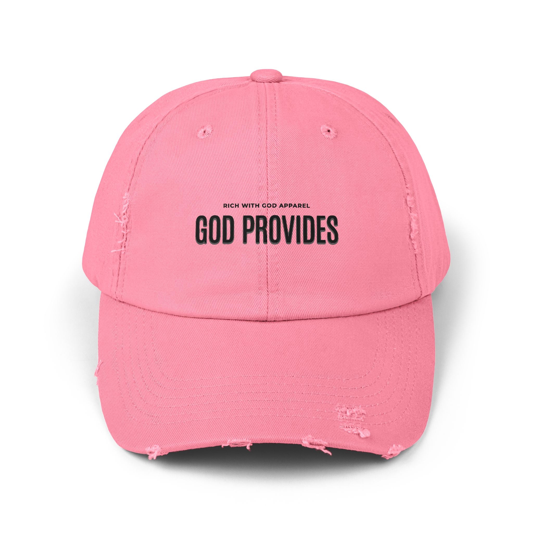 God Provides Unisex Distressed Cap