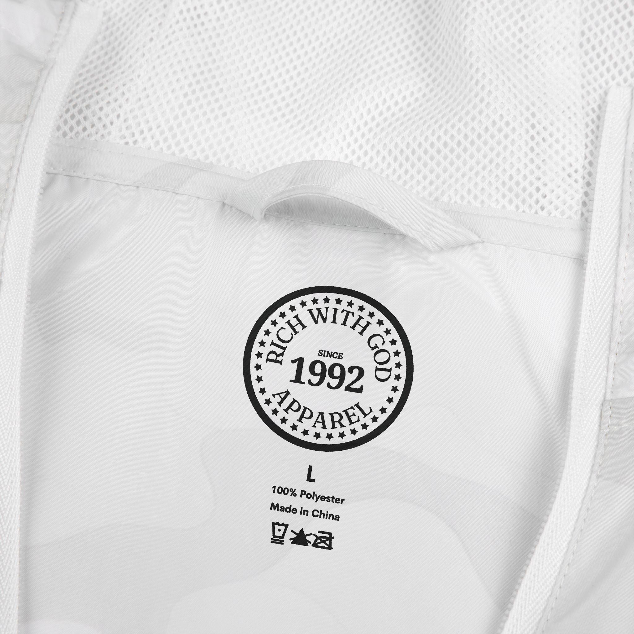 Rich With God Windbreaker Jacket