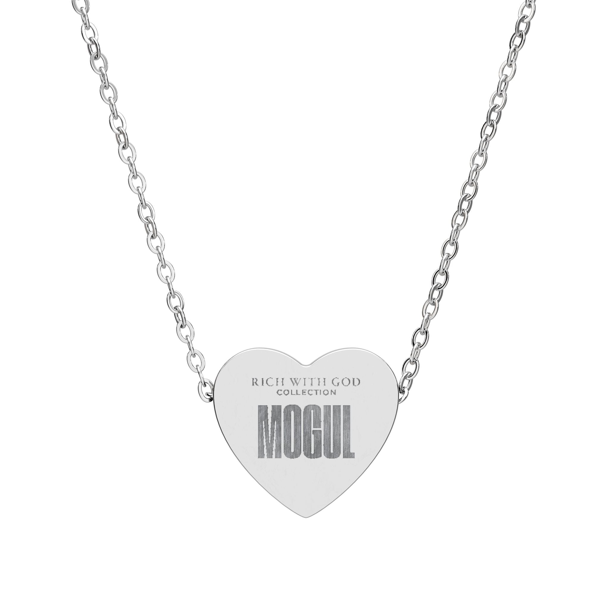 Mogul Heart Necklace (Engraving)