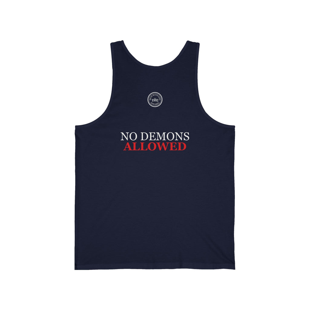 Demon Free Zone Unisex Jersey Tank
