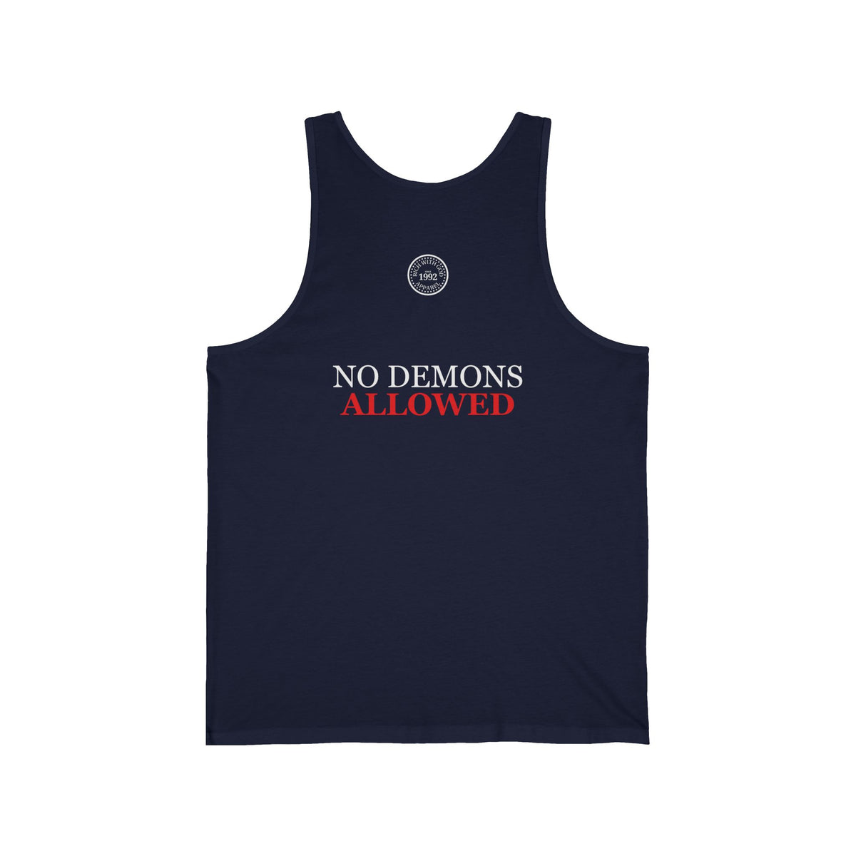 Demon Free Zone Unisex Jersey Tank