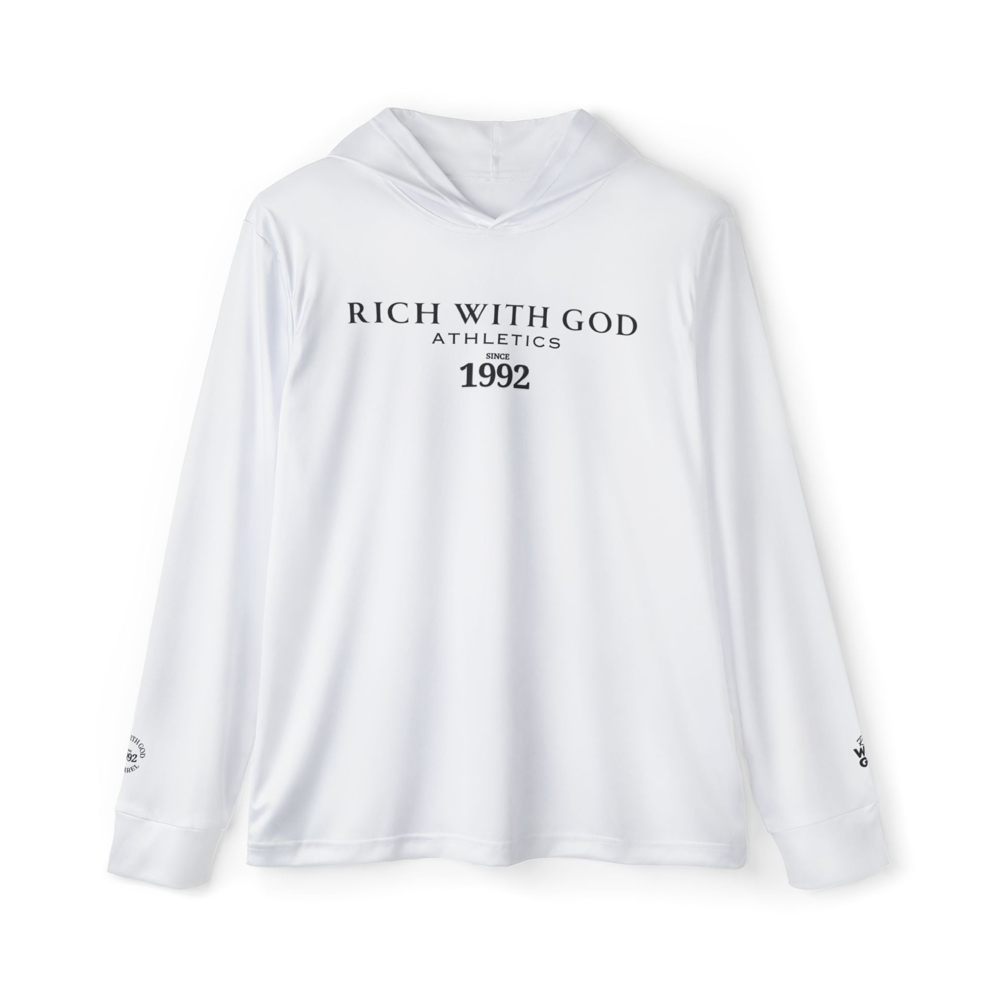 Rich With God Athletics Men's Sports Warmup Hoodie