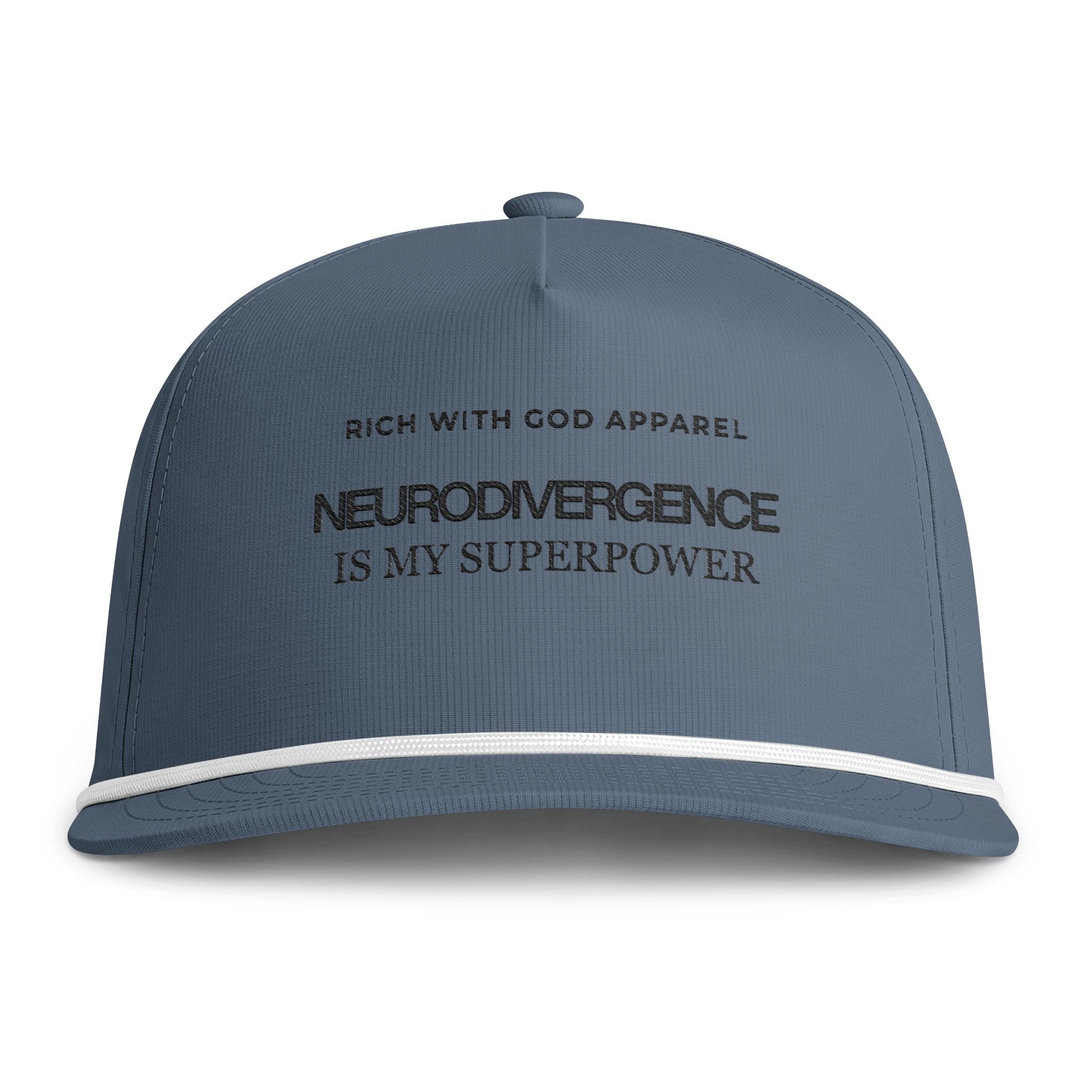 Neurodivergence is My Superpower Sunwashed Rope Cap