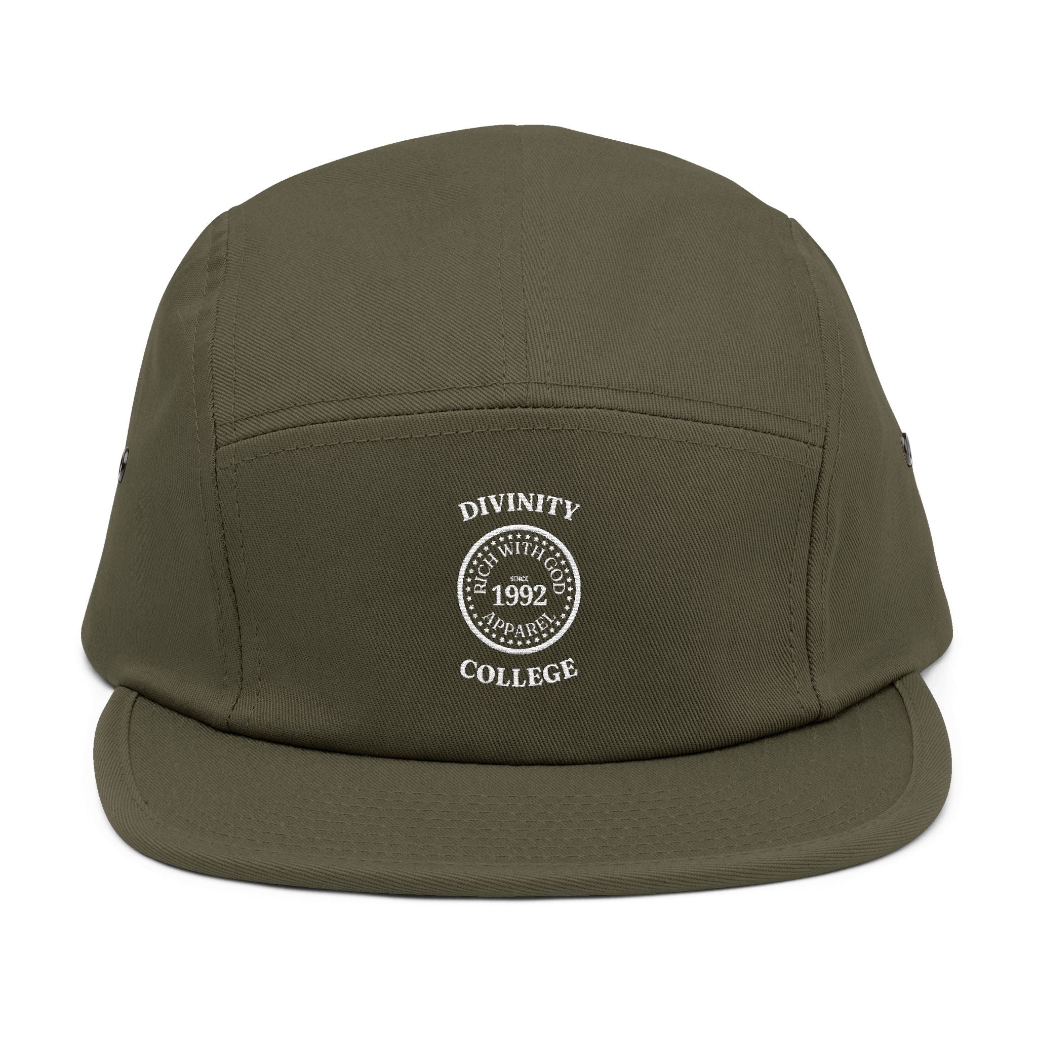 Divinity College 5 Panel Cap (Embroidery)