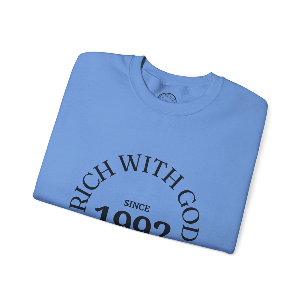 Rich With God Original Crewneck — God Provides Edition