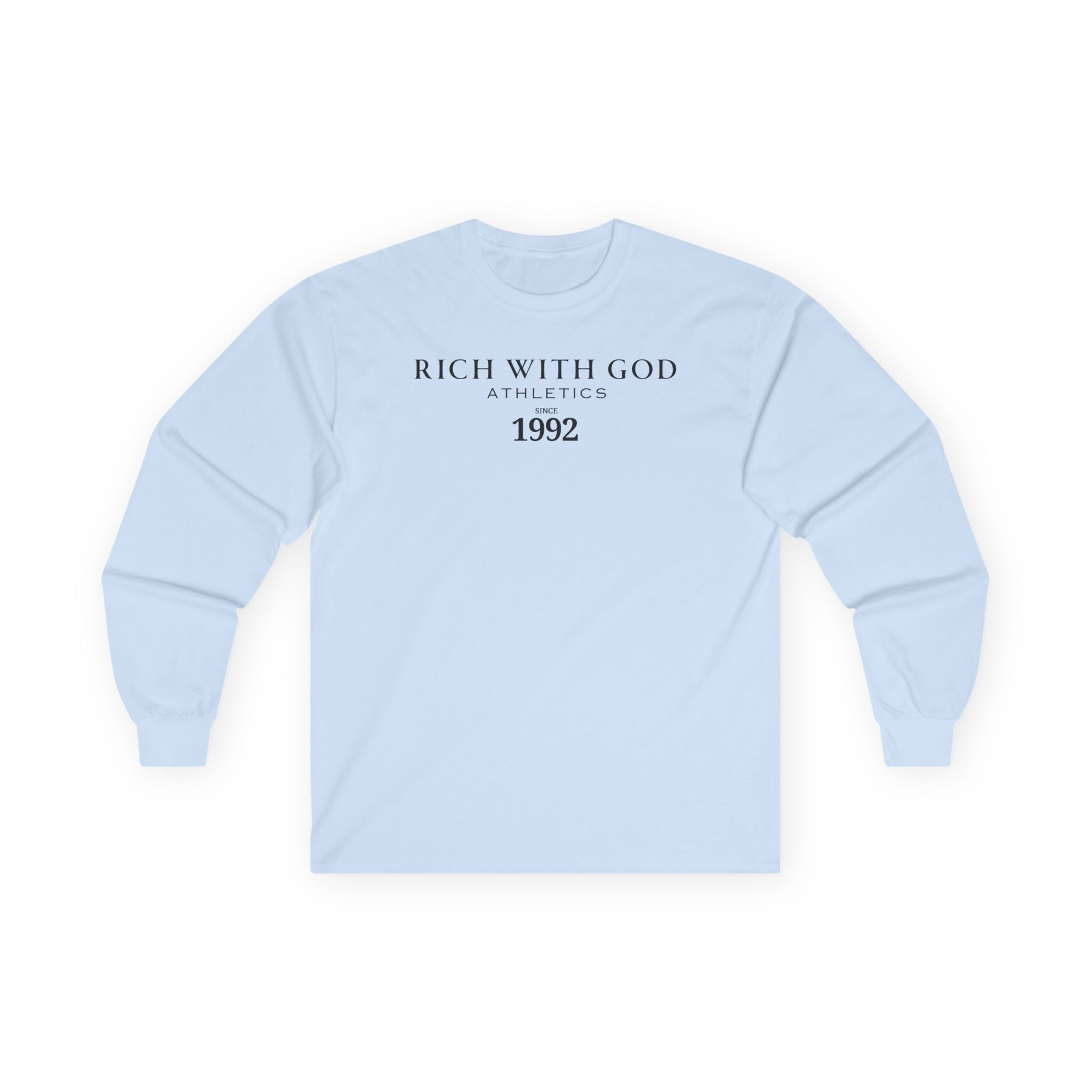 Rich With God Athletics Long Sleeve Tee