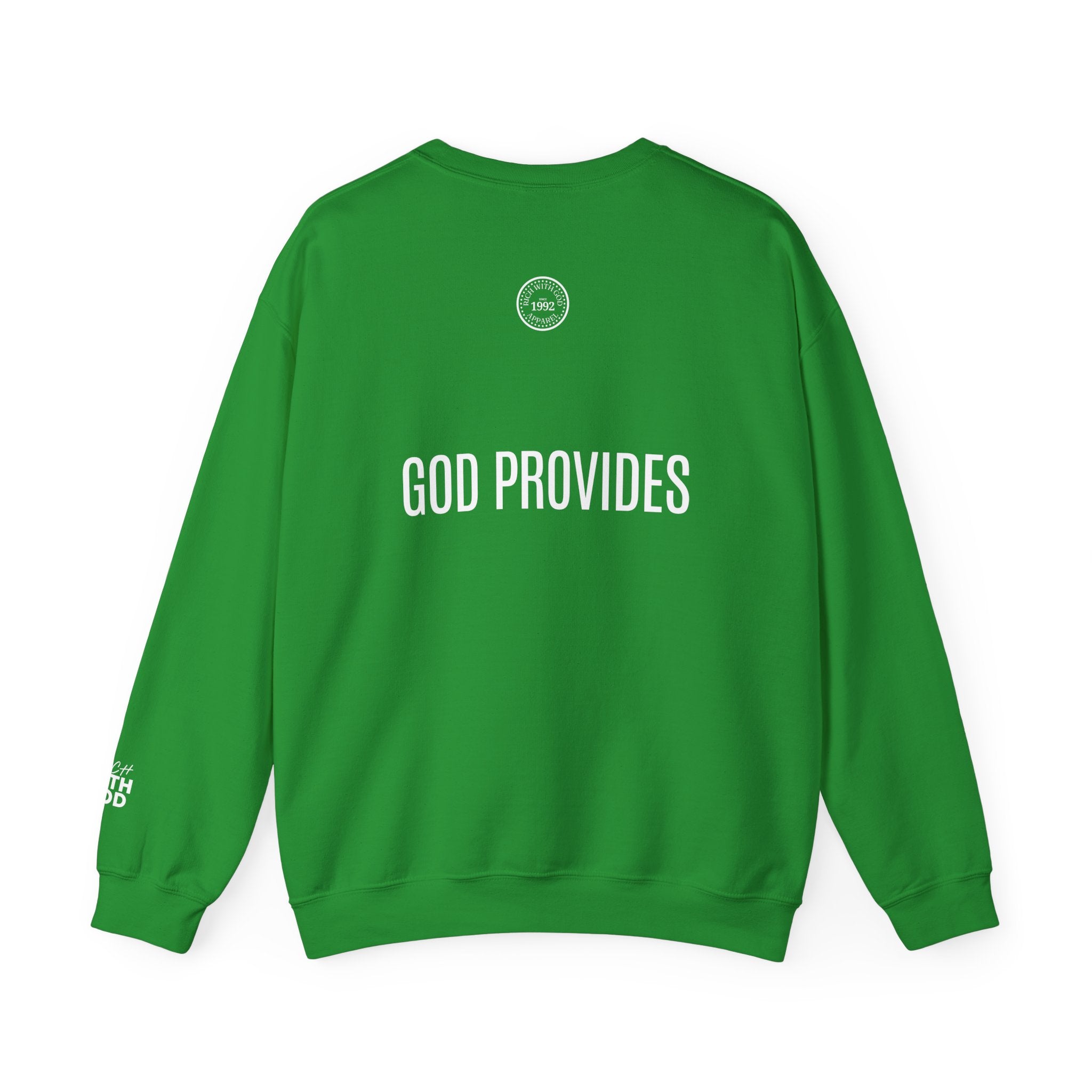 Rich With God Original Crewneck — God Provides Edition