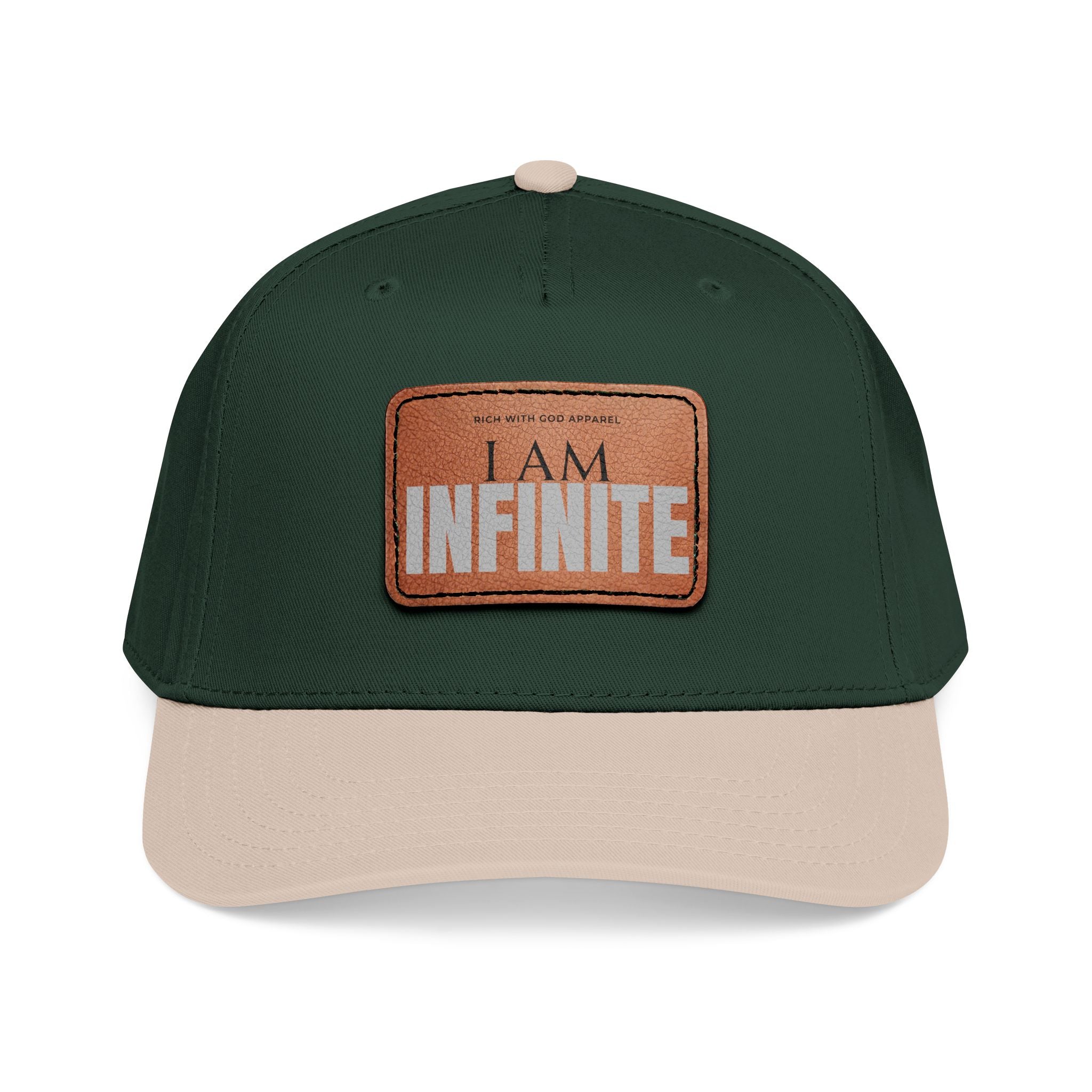 I AM INFINITE Leather Patch Baseball Cap