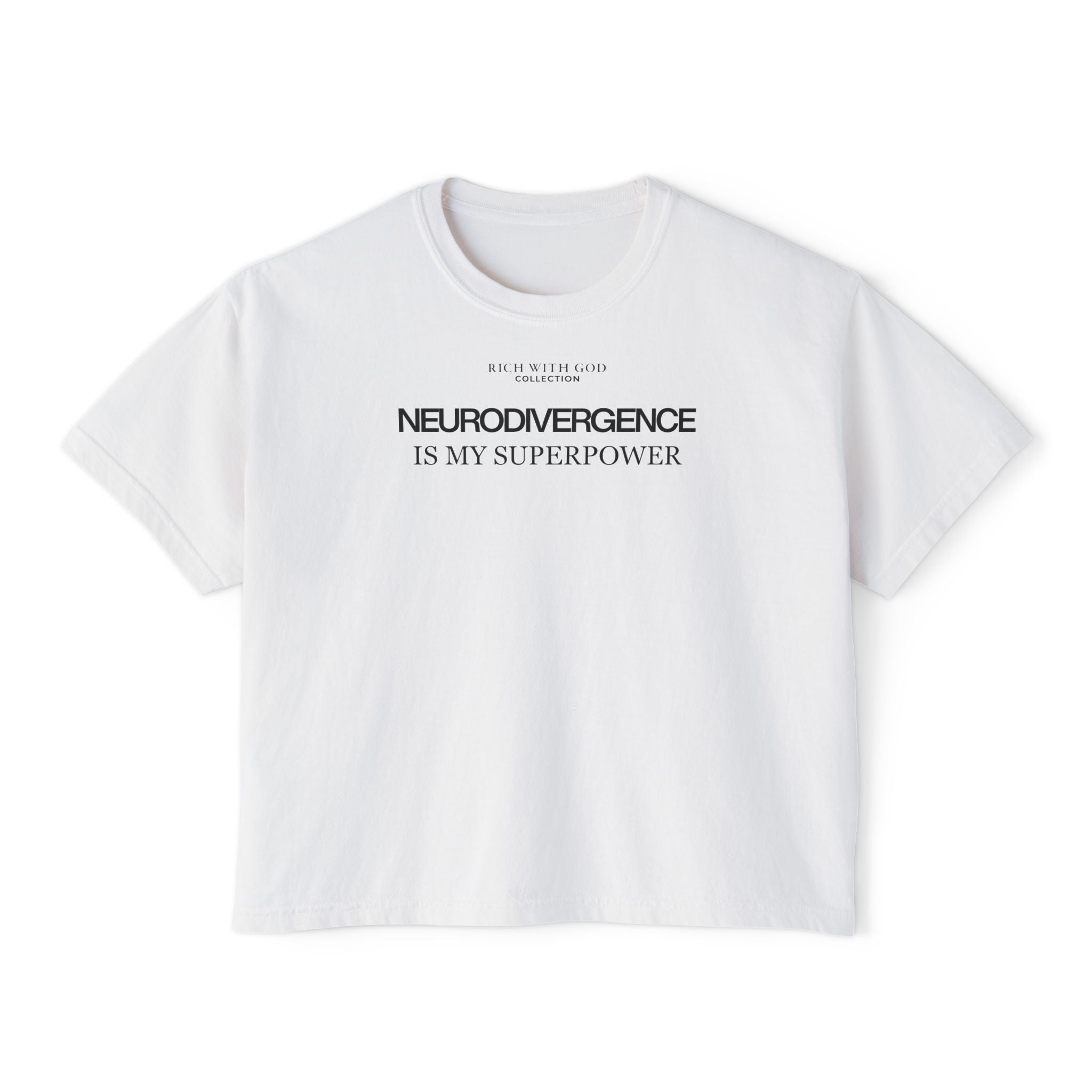 Neurodivergence is My Superpower Women's Boxy Tee