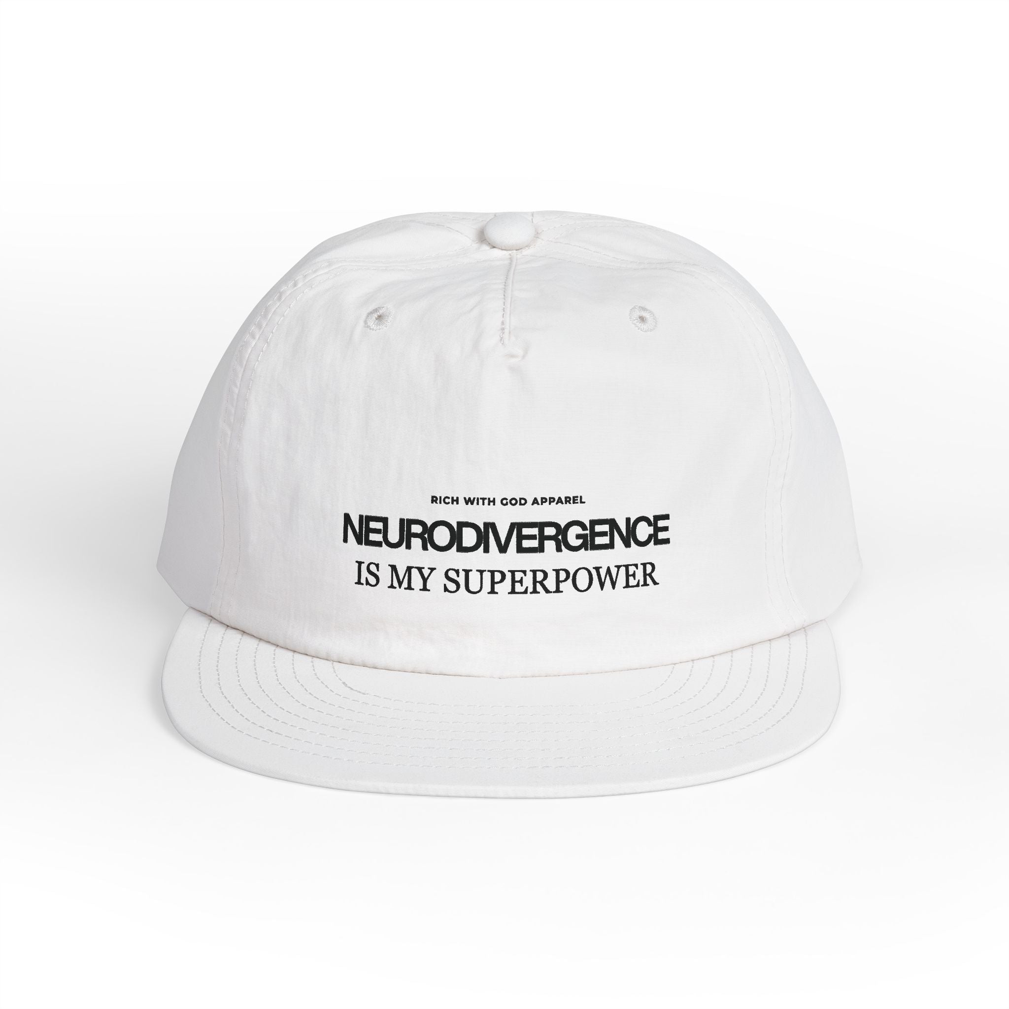Neurodivergence is My Superpower Surf Cap Snapback
