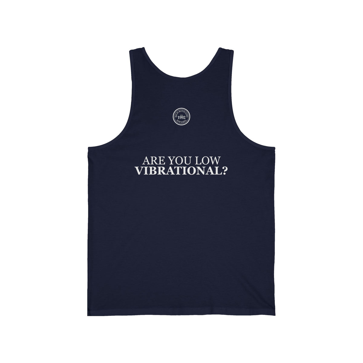 Gossip is a Low Vibrational Activity Unisex Jersey Tank