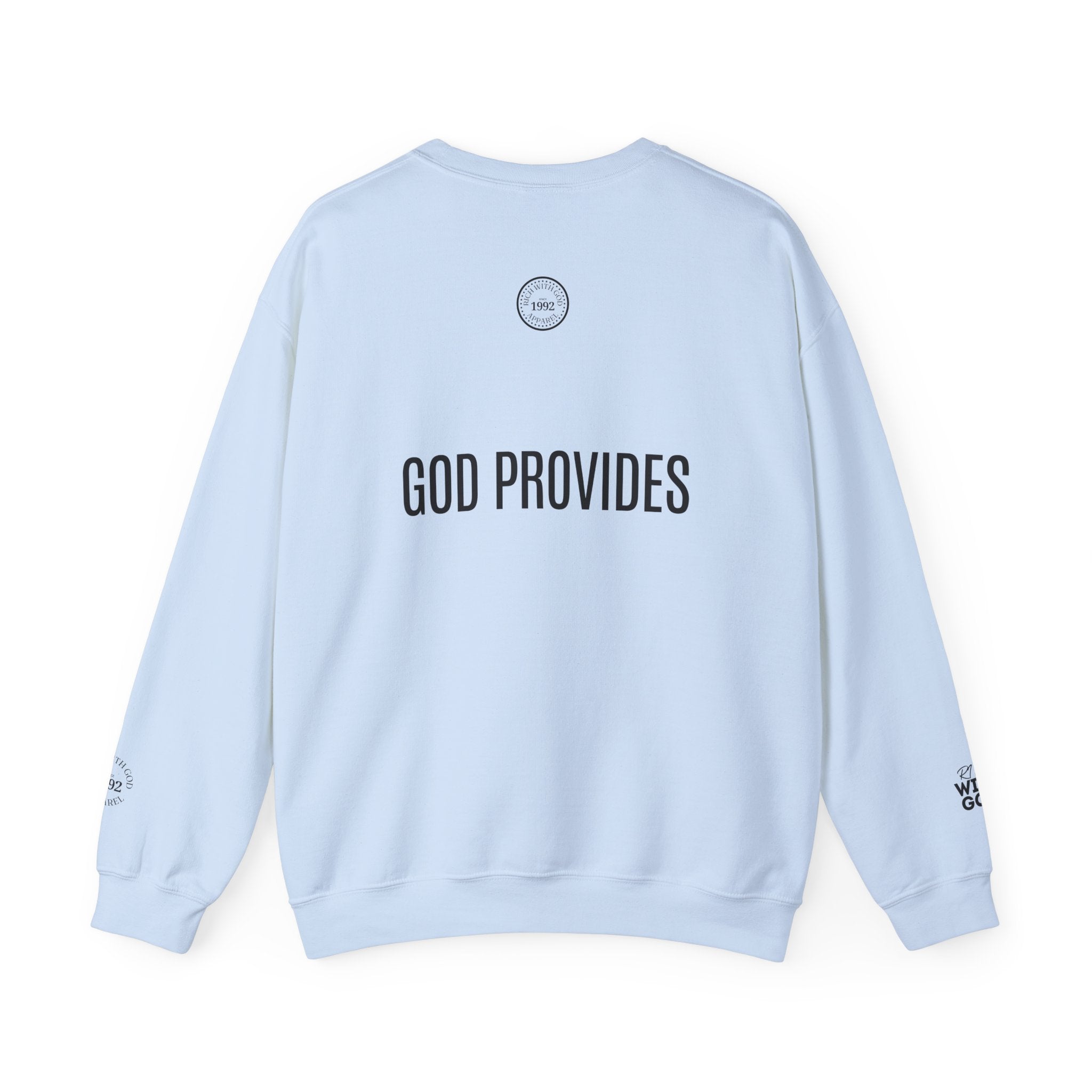 Rich With God Matthew 6:33 Crewneck Sweatshirt