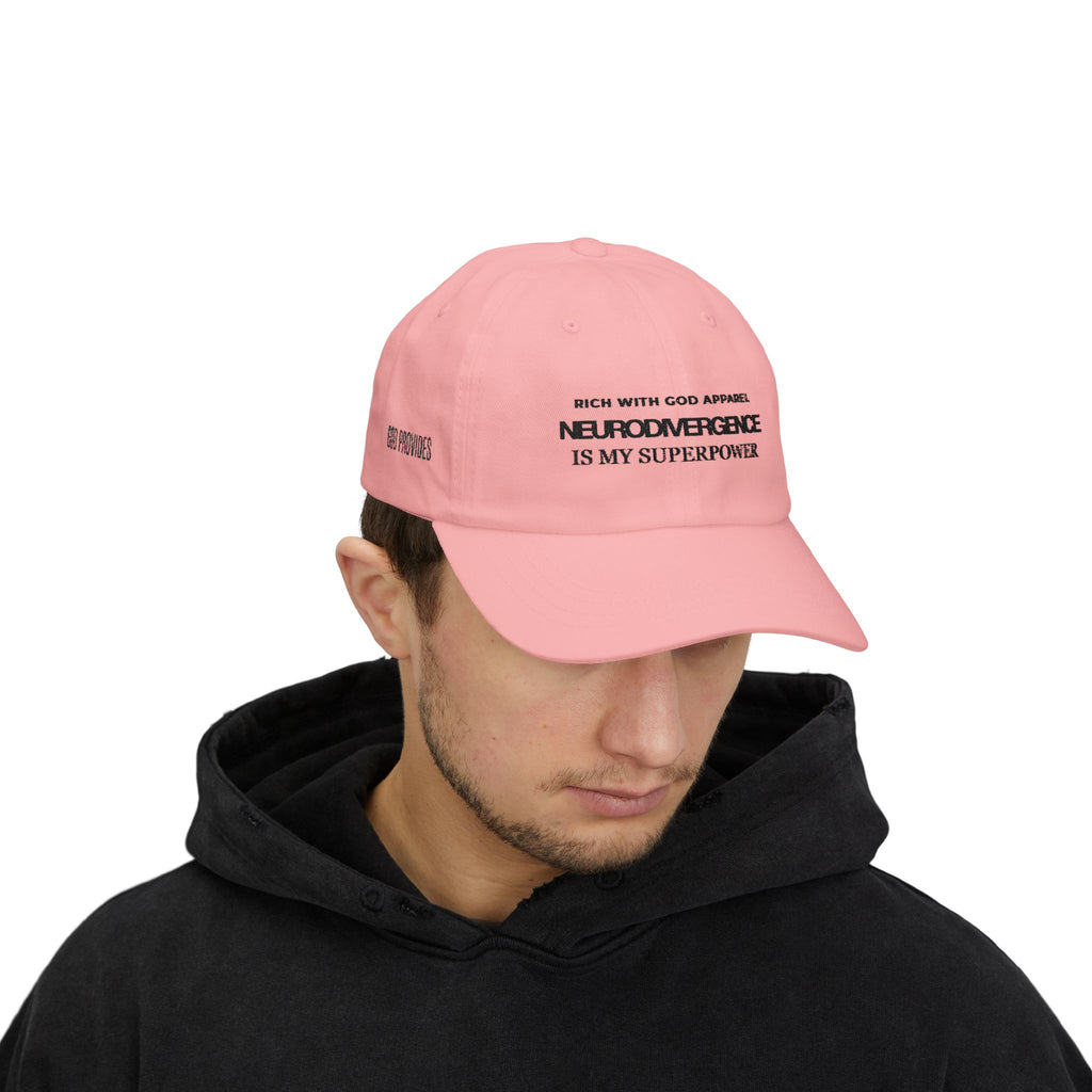 Neurodivergence is My Superpower Classic Dad Cap