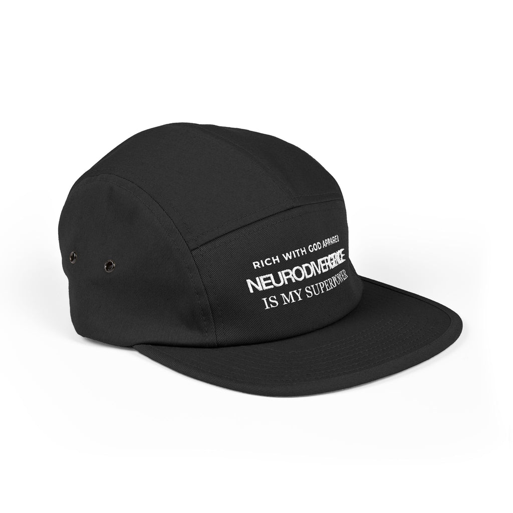 Neurodivergence is My Superpower 5 Panel Cap (Embroidery)