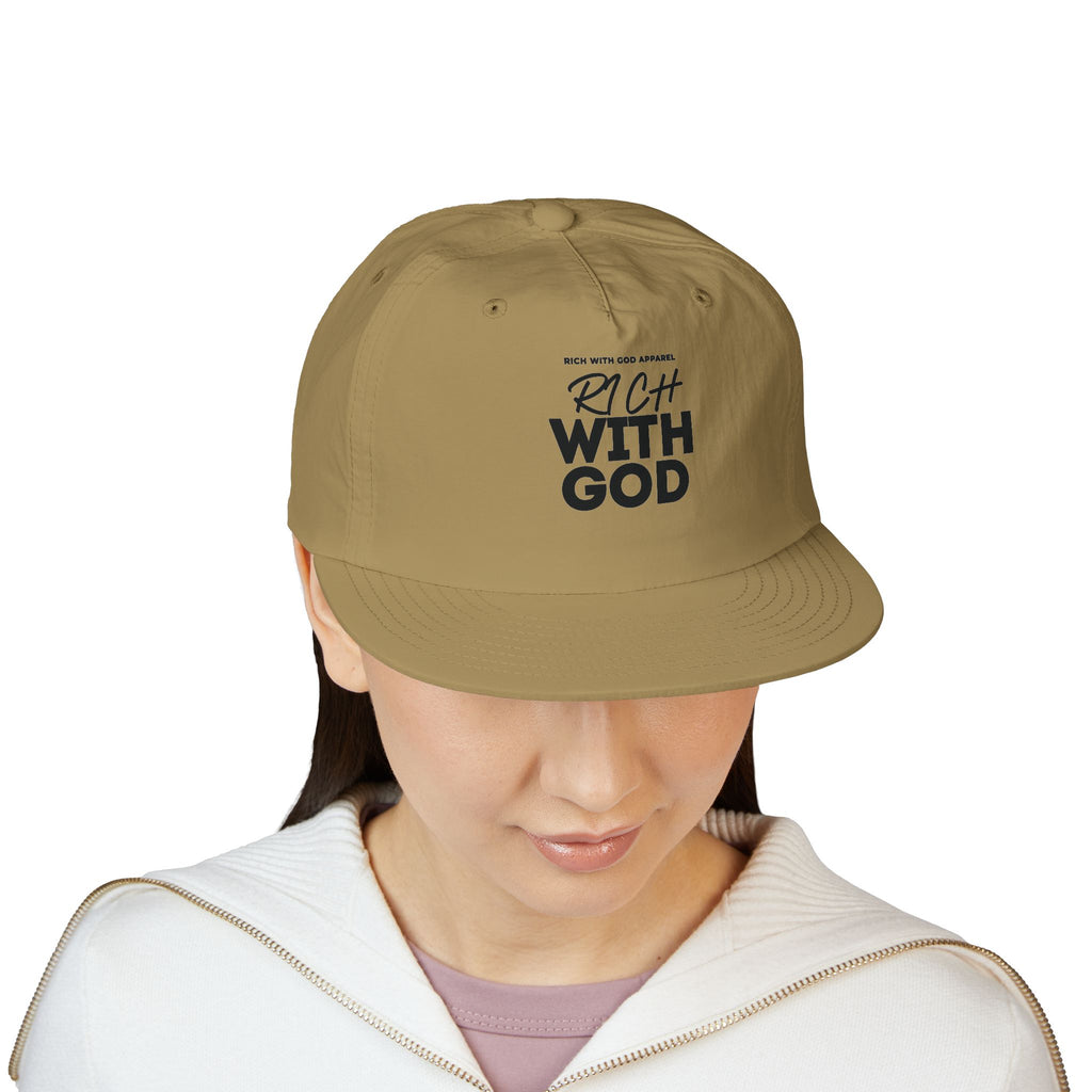 Rich With God Surf Cap Snapback
