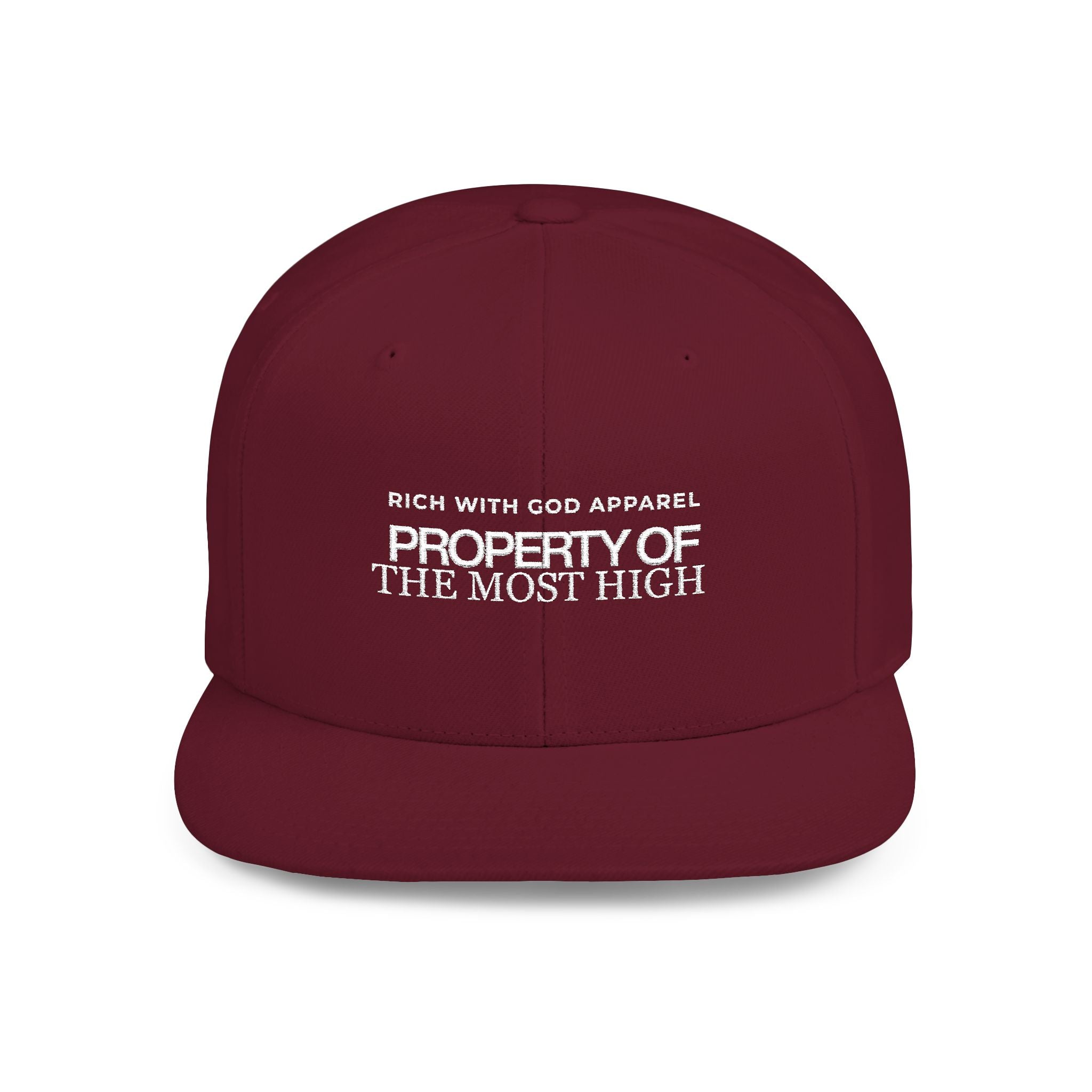 Property of the Most High Flat Bill Snapback