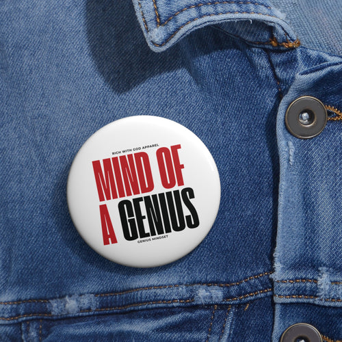 "Mind of a Genius" Pin Button