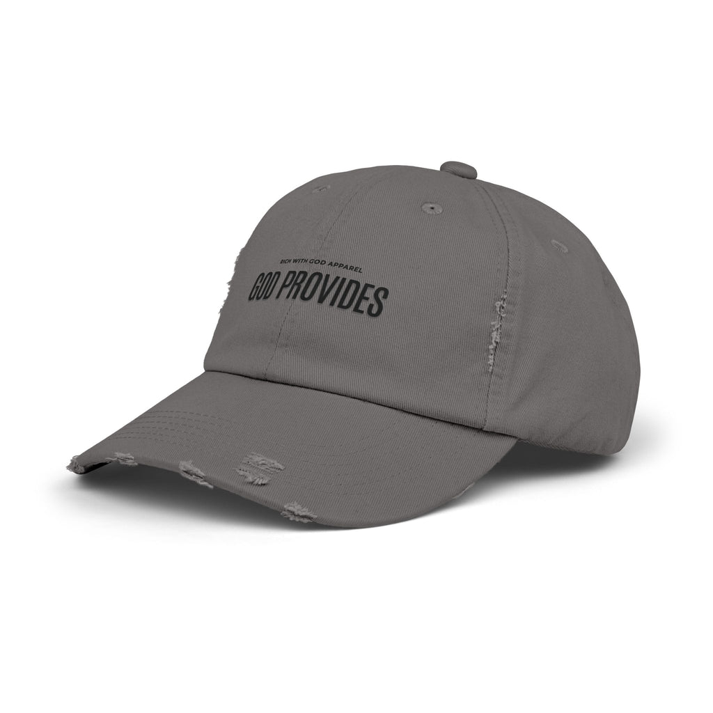 God Provides Unisex Distressed Cap