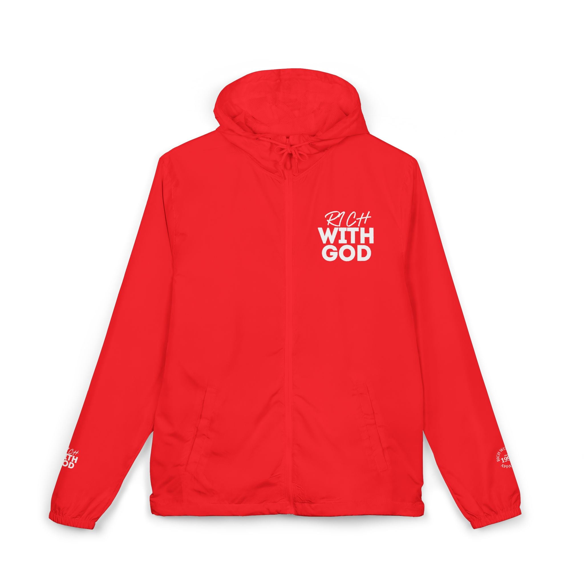 Rich With God Windbreaker Jacket