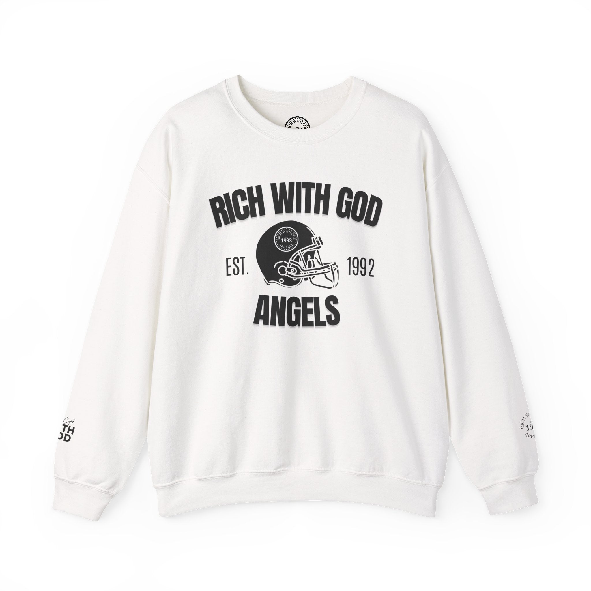Rich With God Angels Crewneck Sweatshirt