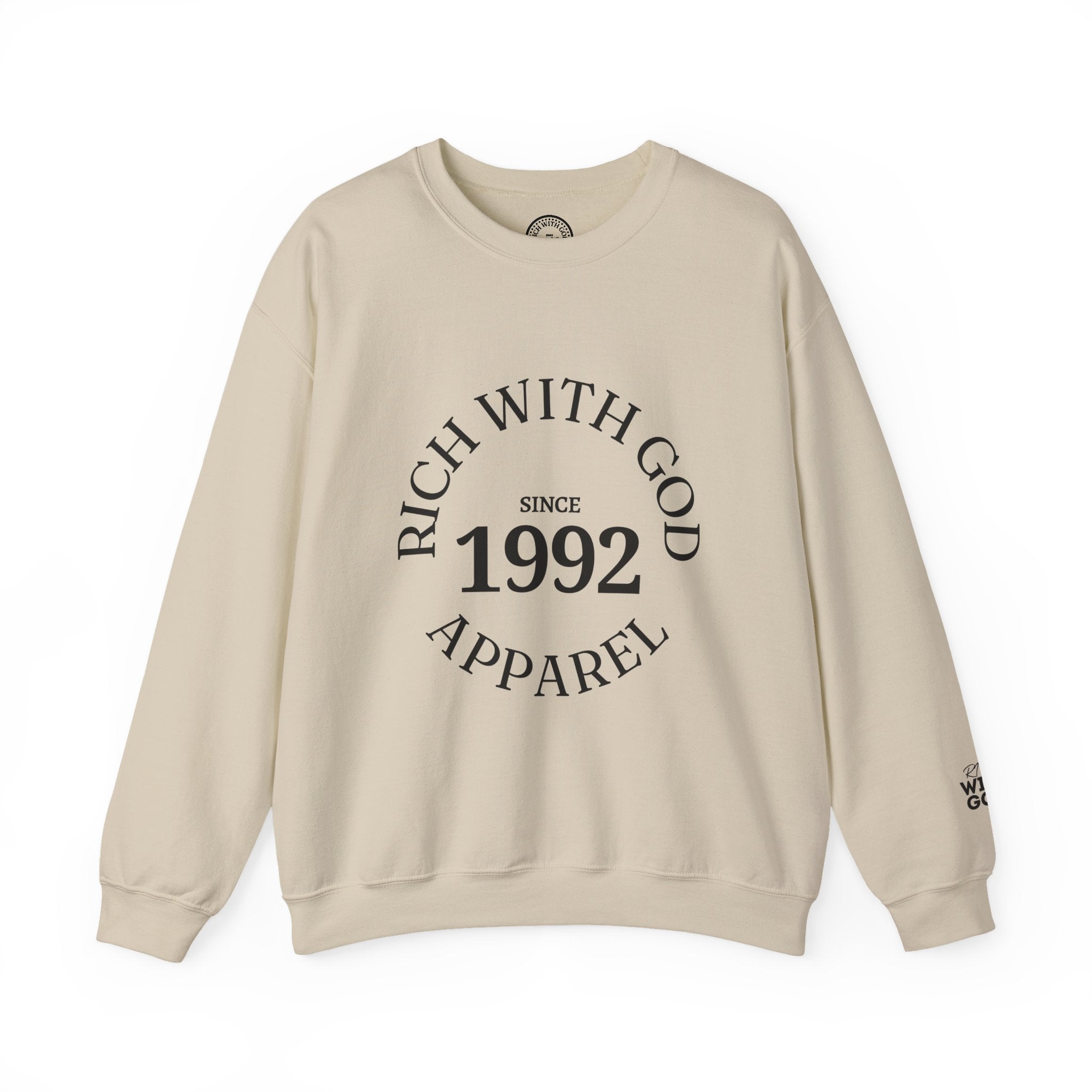 Rich With God Original Crewneck — God Provides Edition
