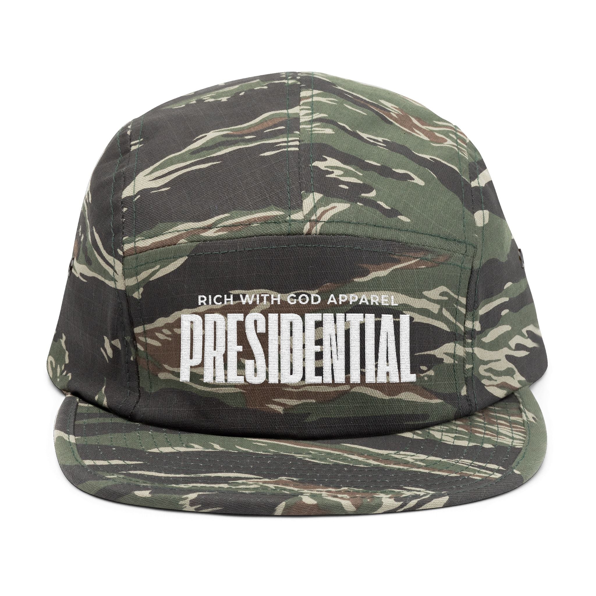 Presidential 5 Panel Cap (Embroidery)