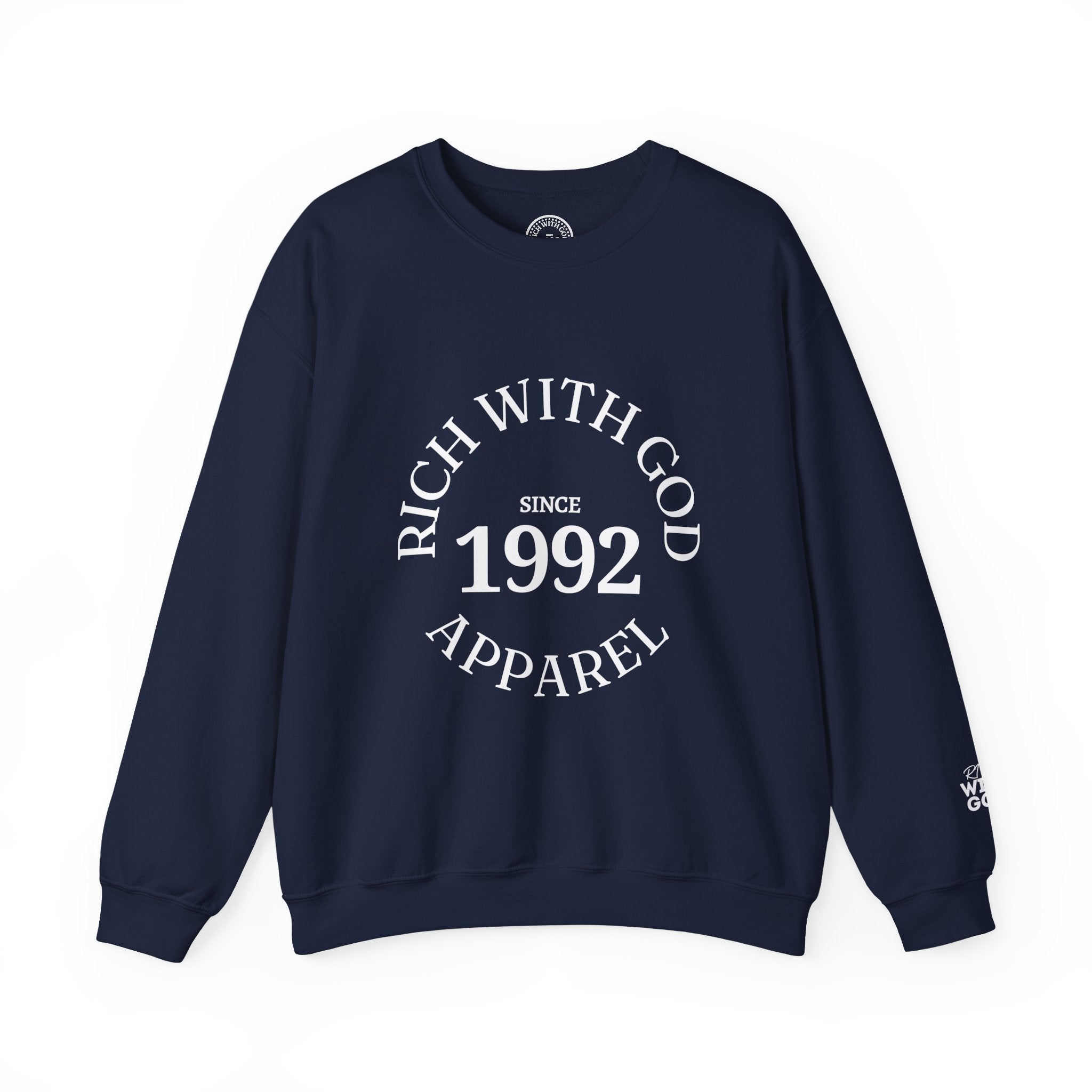 Rich With God Original Crewneck — God Provides Edition