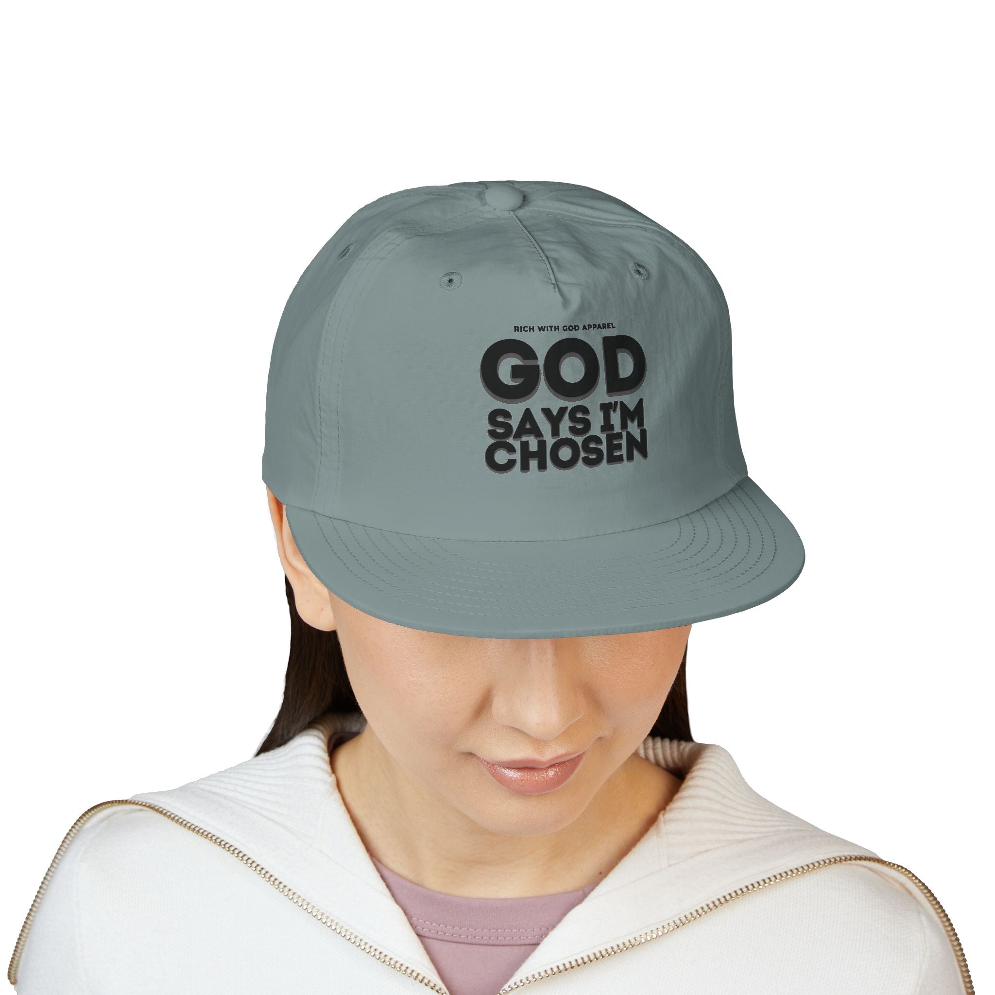 God Says I'm Chosen Surf Cap Snapback