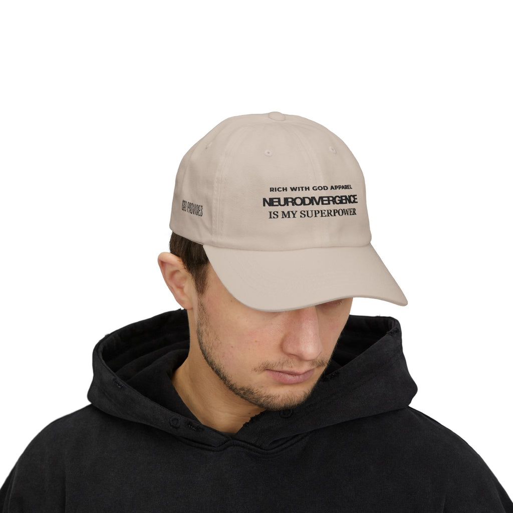 Neurodivergence is My Superpower Classic Dad Cap
