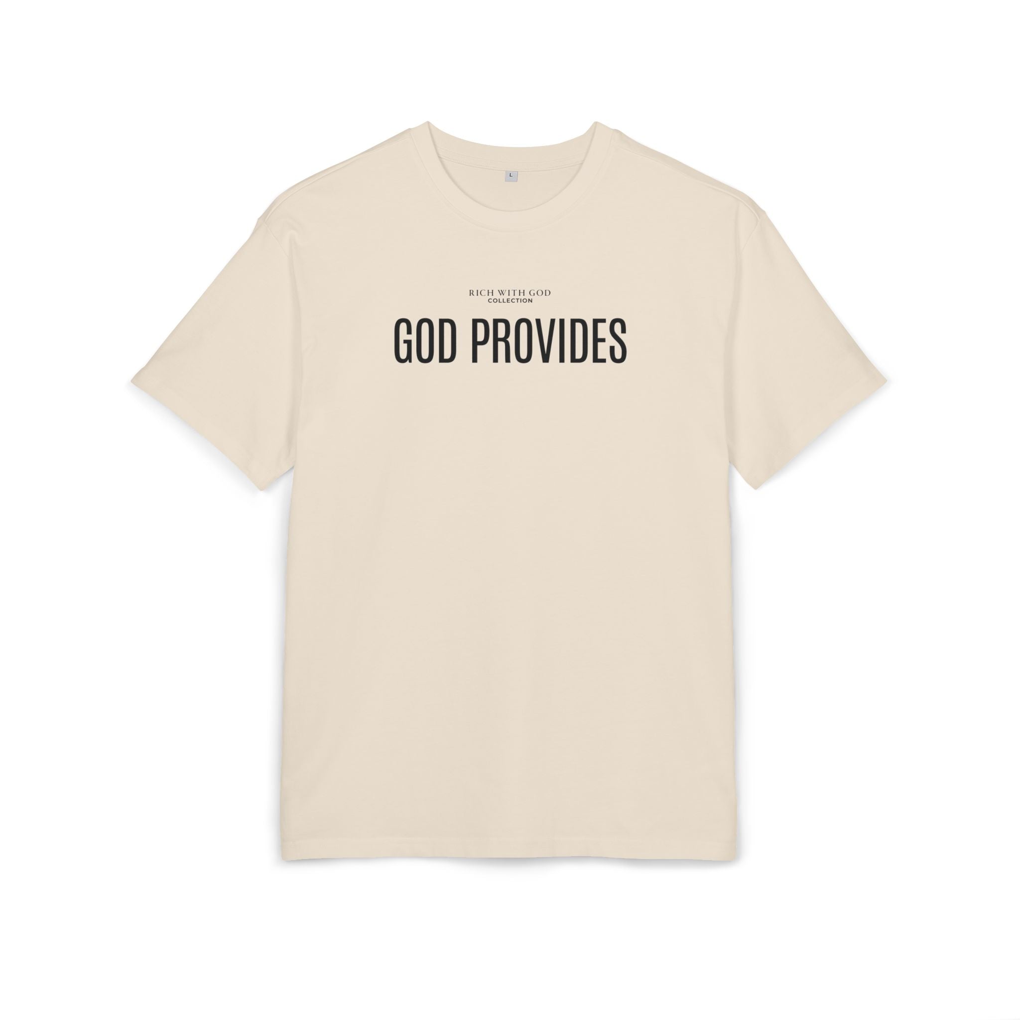 God Provides Oversized Graphic Tee
