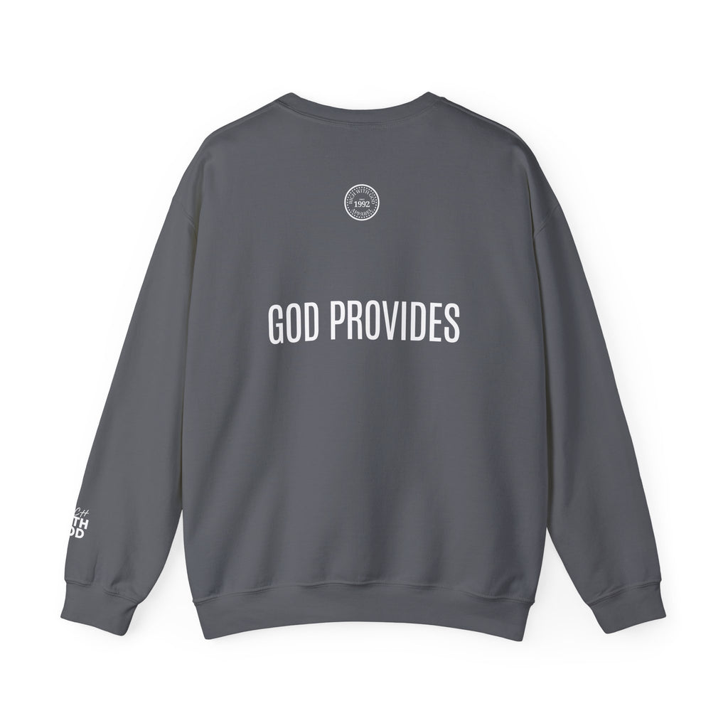 Rich With God Original Crewneck — God Provides Edition