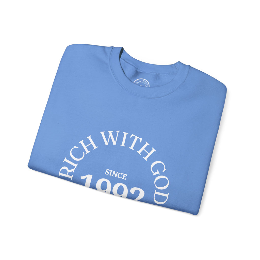 Rich With God Original Crewneck — God Provides Edition