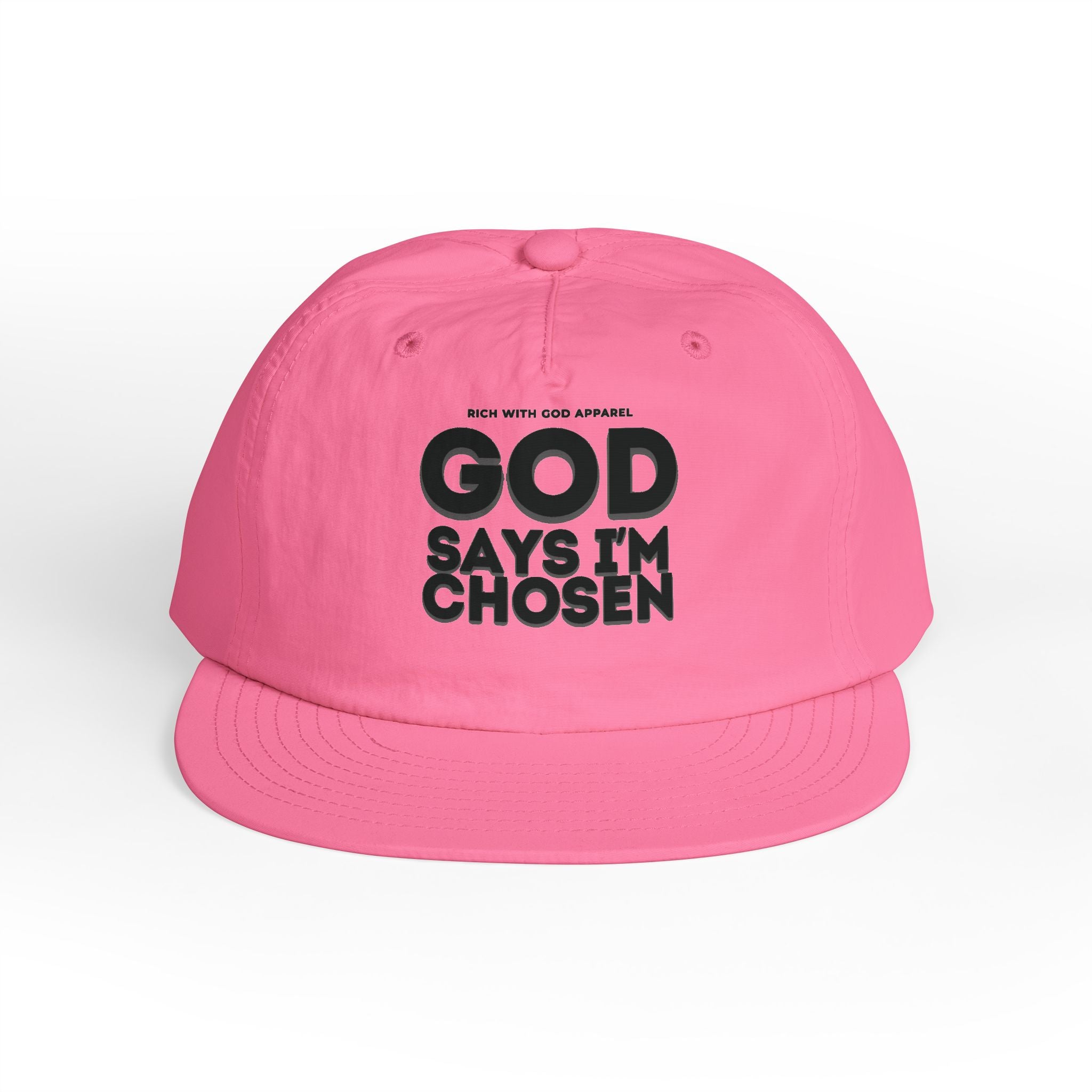 God Says I'm Chosen Surf Cap Snapback